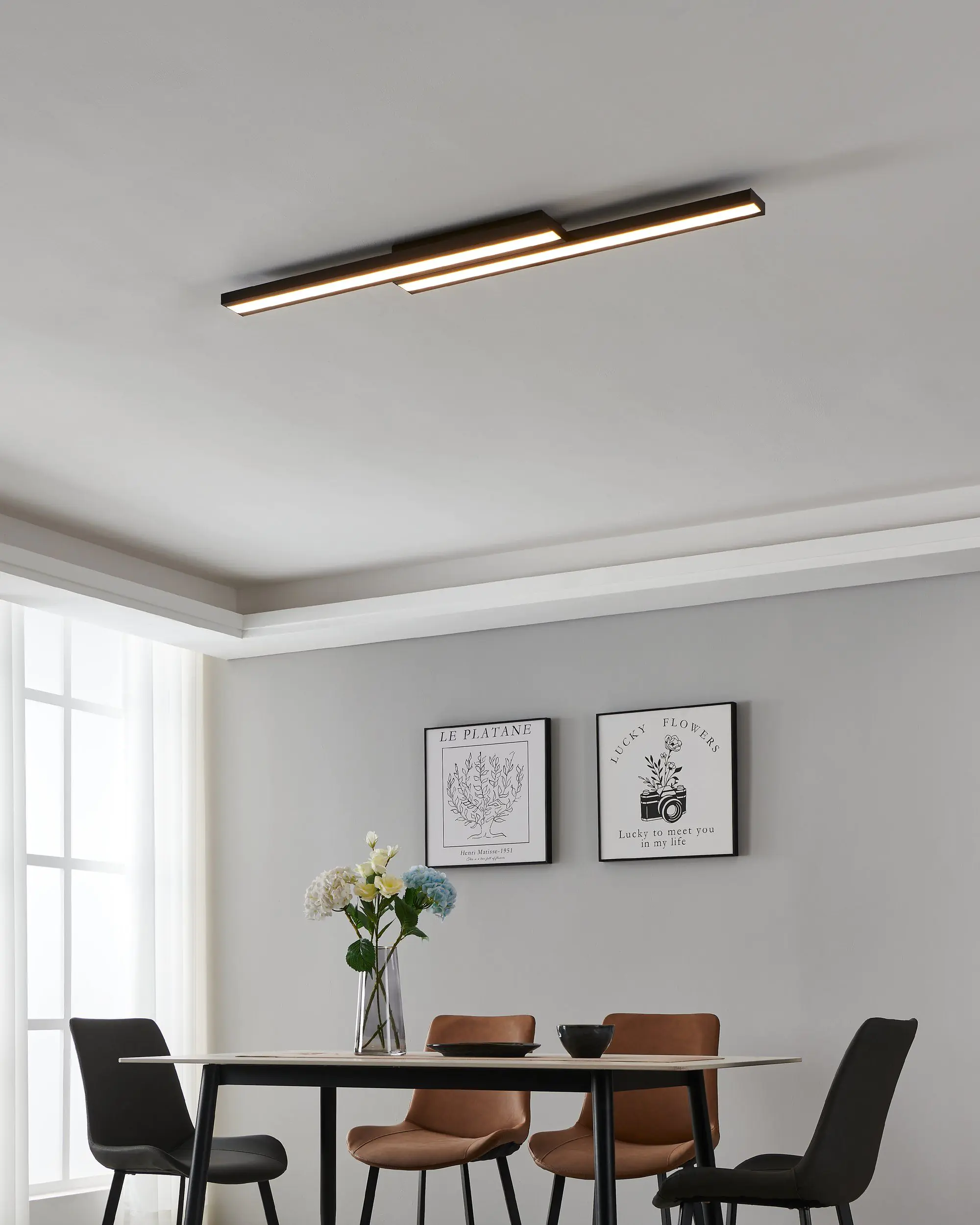 Eglo Connect LED Deckenleuchte Saliteras-Z schwarz RGB Smart Home connect Z