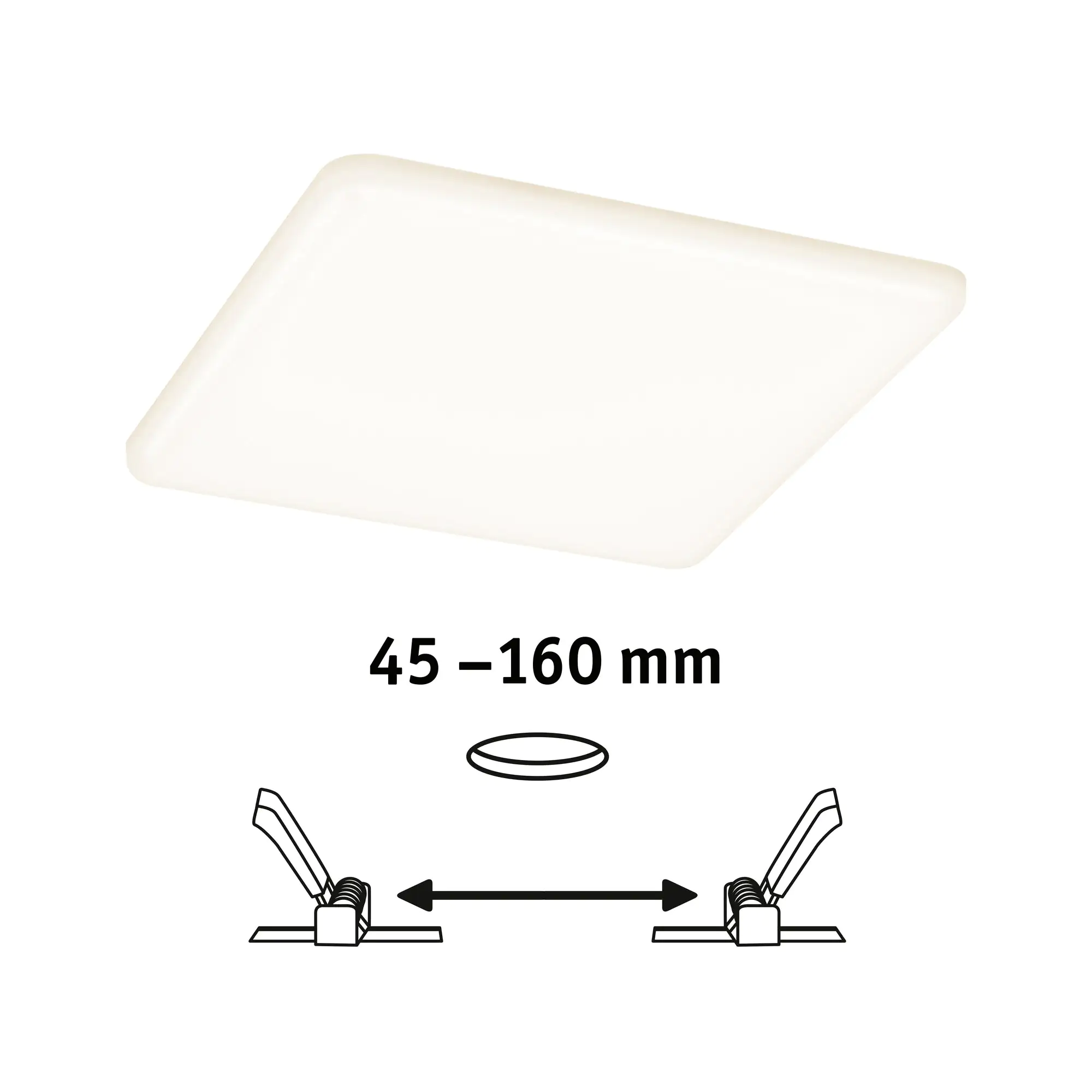 Paulmann Einbauleuchte LED Veluna Varifit 3 Stufen dimmbar 18,5 cm 17 W