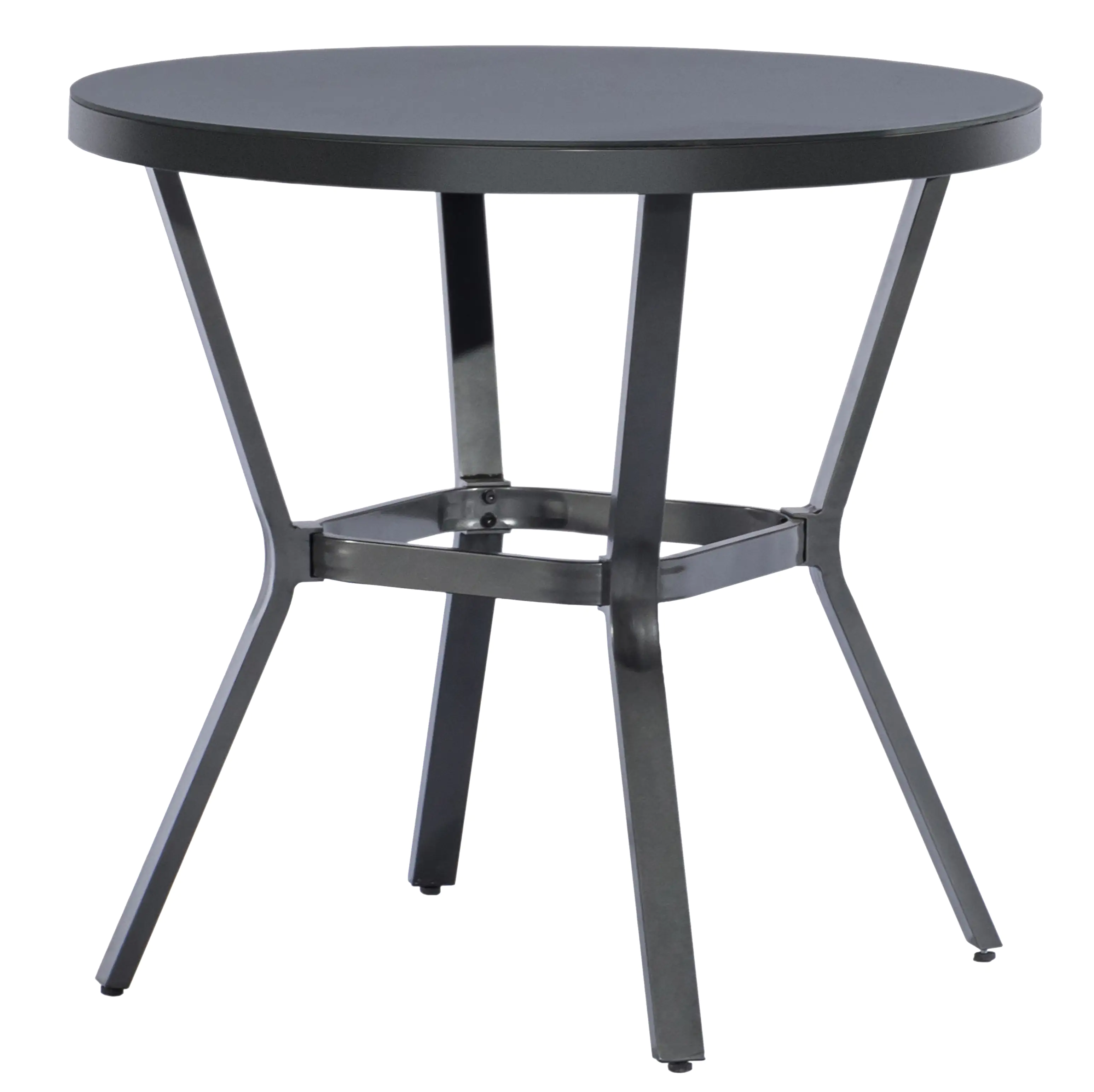 TrendLine Gartentisch Aluminium Pero Ø 80 cm anthrazit