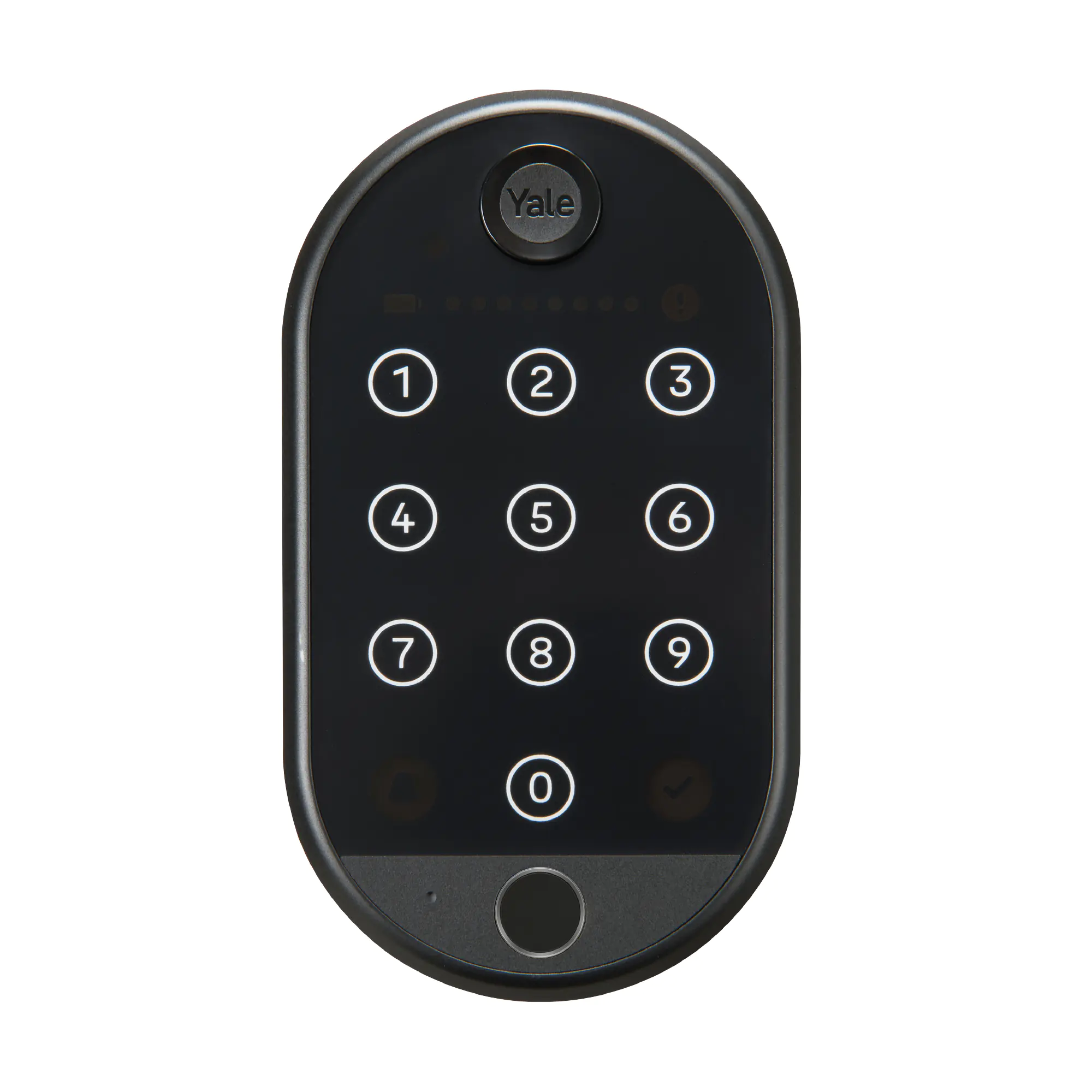 Yale Smart Türschloss Linus Smart Keypad 2 schwarz mit Fingerabdrucksensor