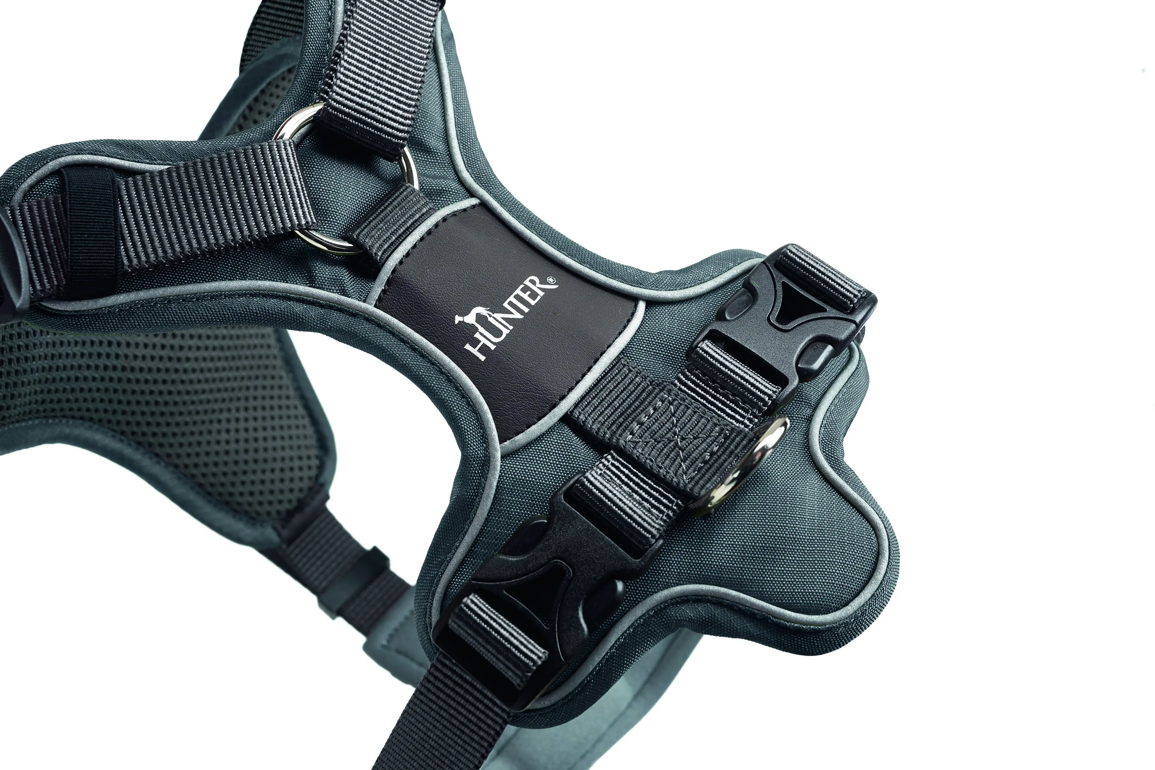 Hunter Hundegeschirr Divo L-XL grau/grau