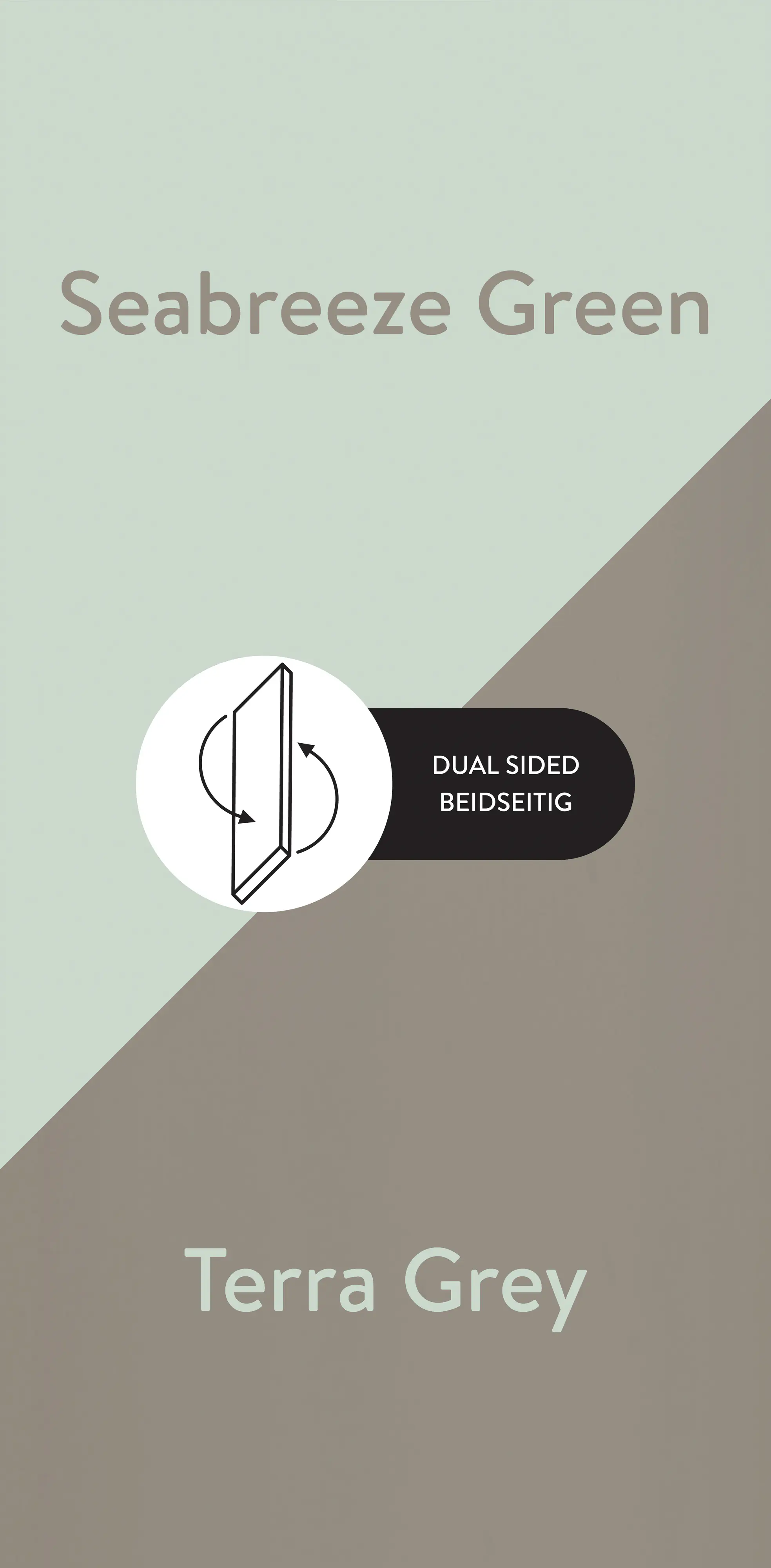 Wetwall Alloy Wandpaneel  Terra Grey/Seabreeze Green 90 x 244 cm