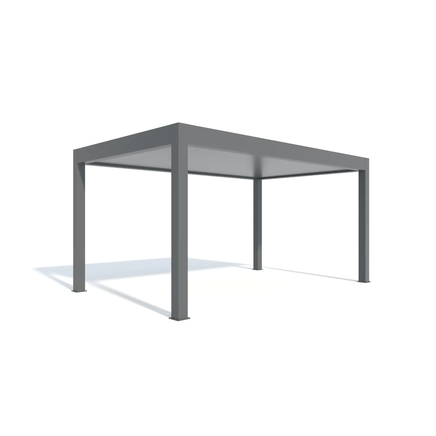 Carport Grandlux 400 x 500 cm grau