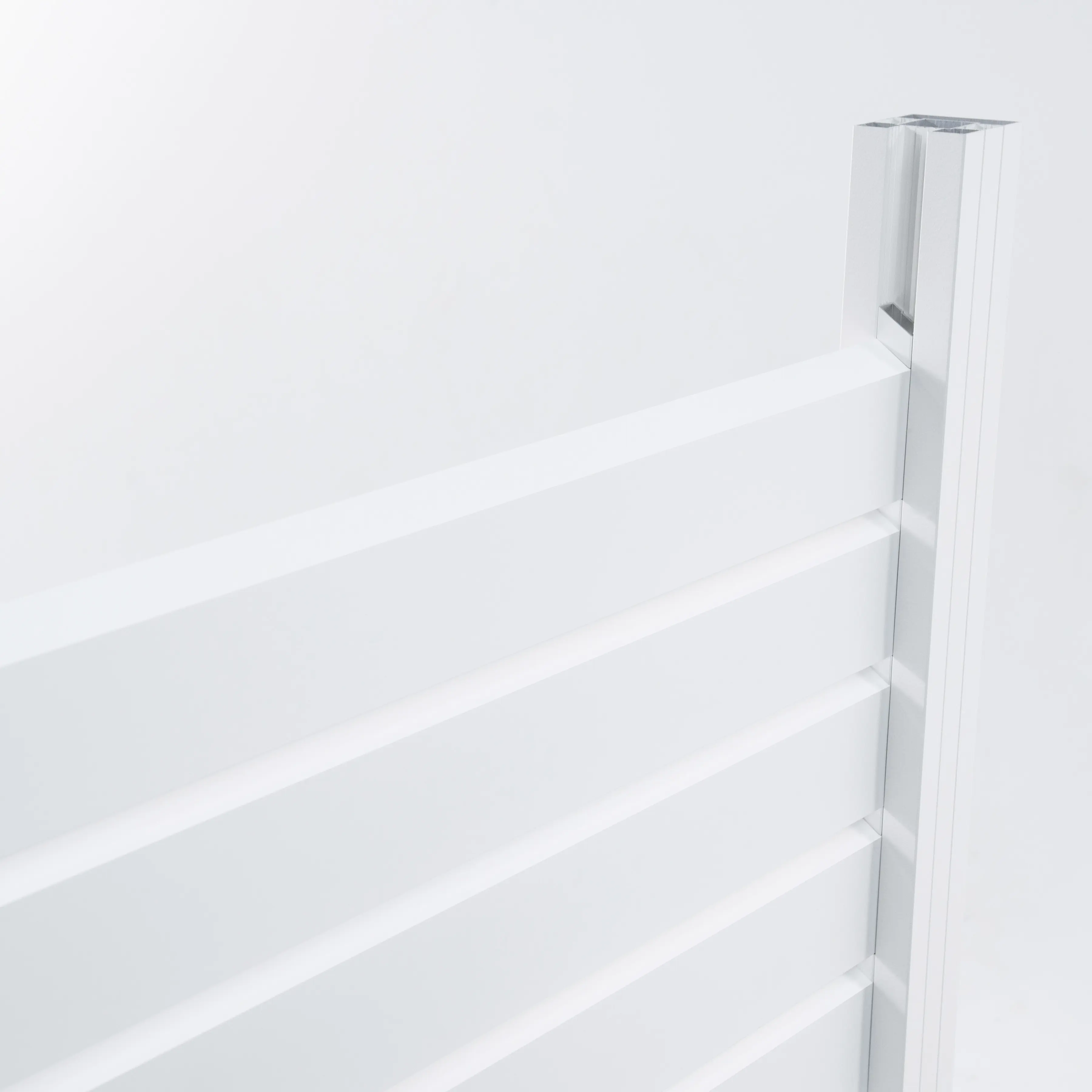 Ambiente Alu-Zaun Erweiterungsset Rhombus MINI 187 x 244,2 cm weiß