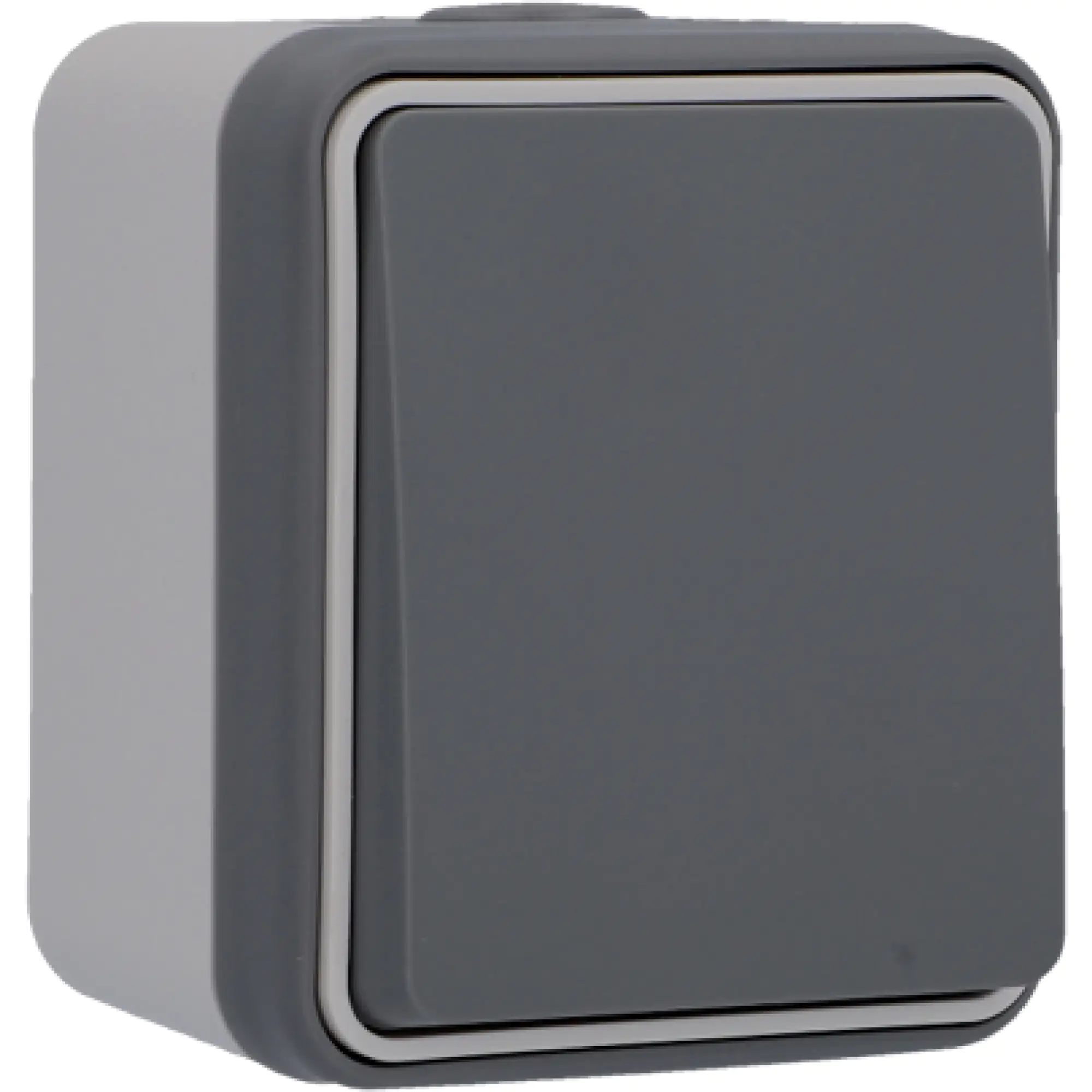 Unitec Taster Feuchtraum Mini, dunkelgrau, Aufputz