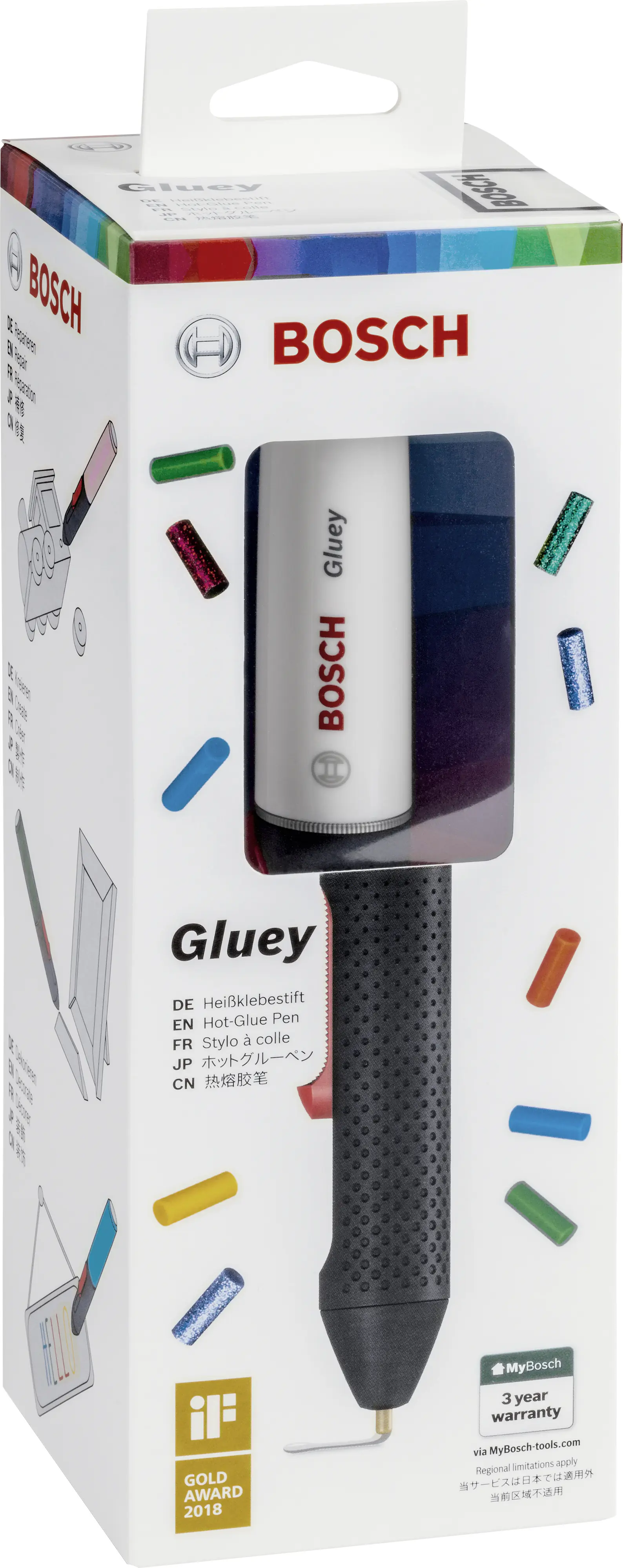 Bosch Akku-Heißklebestift Gluey Marshmallow