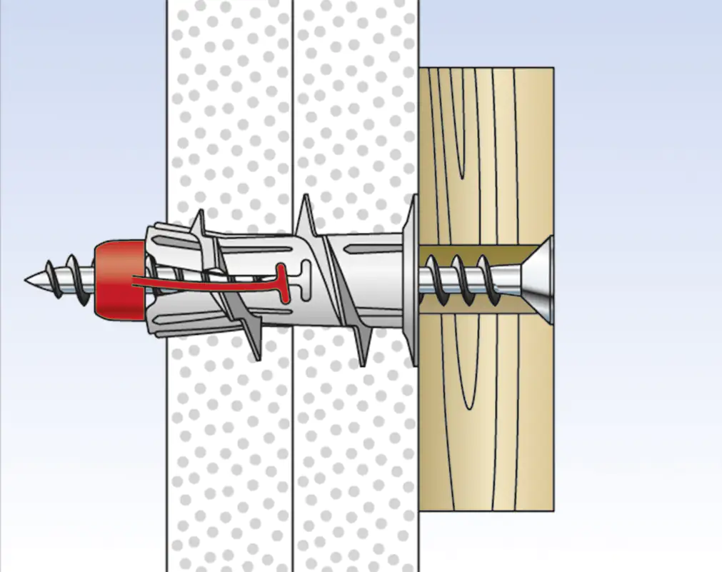Fischer Gipskartondübel DuoBlade K 44 mm - 10 Stück