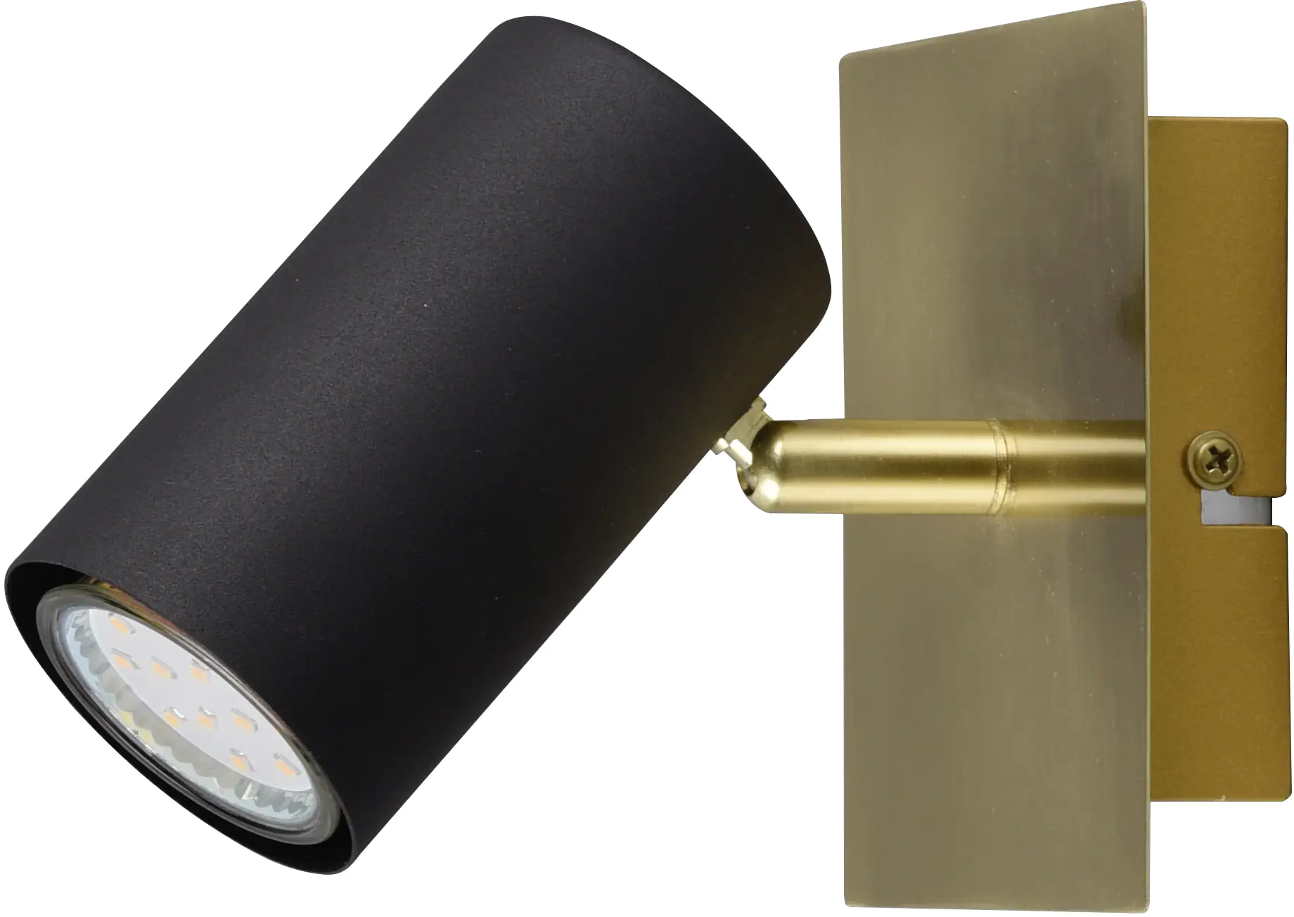 Trio Leuchten 1er Spot Marley schwarz-matt-messing 12 cm GU10 35 W