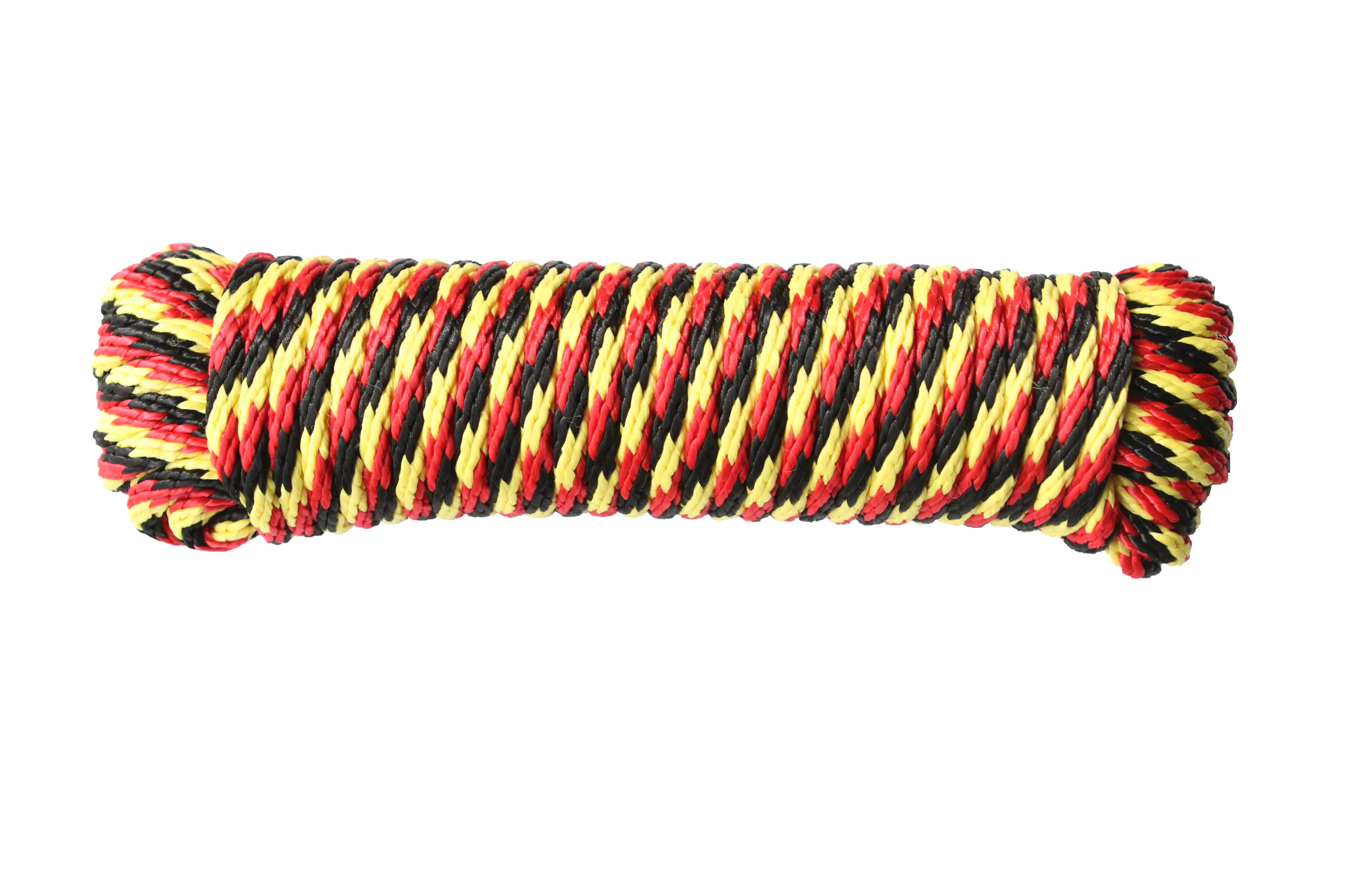 TrendLine Seil Ø 6 mm x 15 m schwarz-rot-gelb