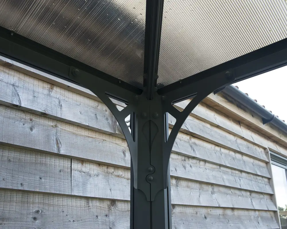 Canopia Pavillon Palermo 429 x 429 cm anthrazit/grau