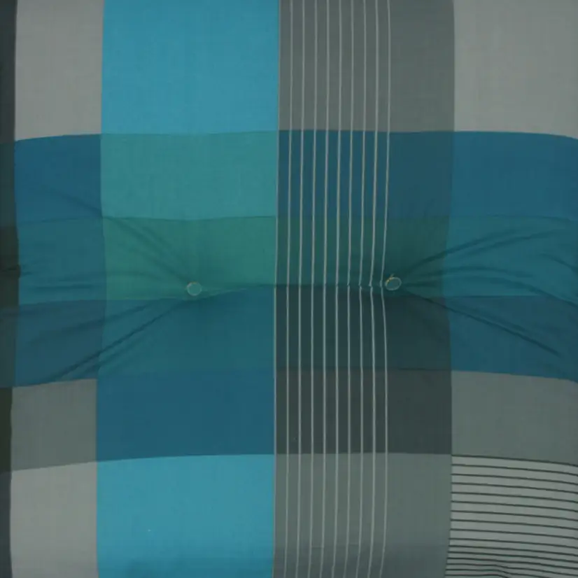 GO-DE Relax-Auflage Classic 170 x 50 x 7 cm, blau kariert