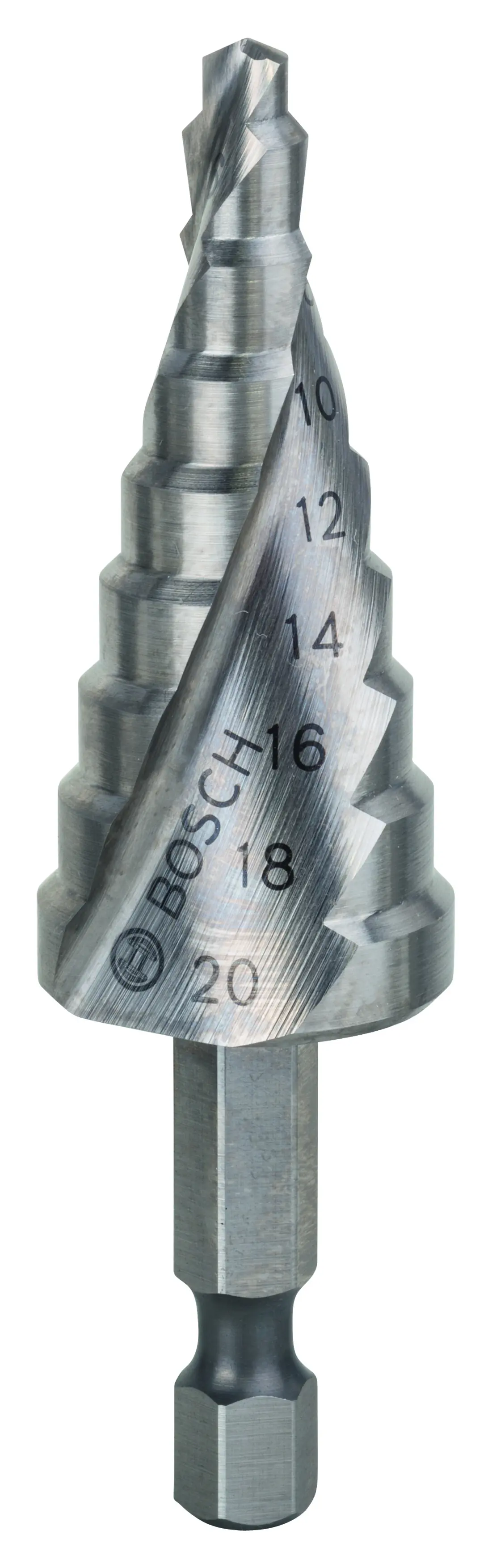Bosch HSS-Stufenbohrer mit Sechskantschaft