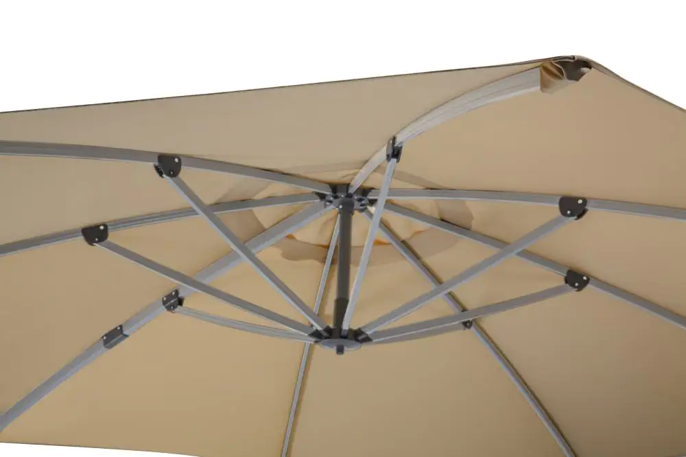 Schneider Ampelschirm Rhodos Rondo sand Ø 350 cm