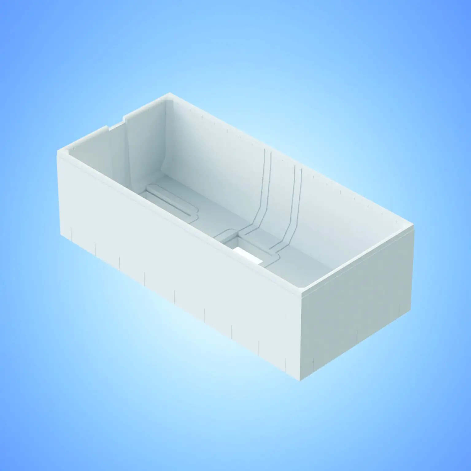 Ottofond Wannenträger Cubic 1870 x 870 mm