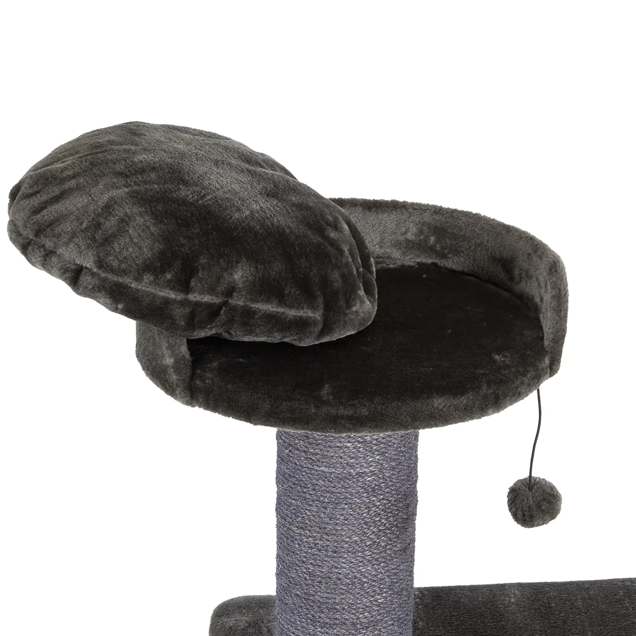 CanadianCat Kratzbaum Maine Coon 120 H 120 cm grau
