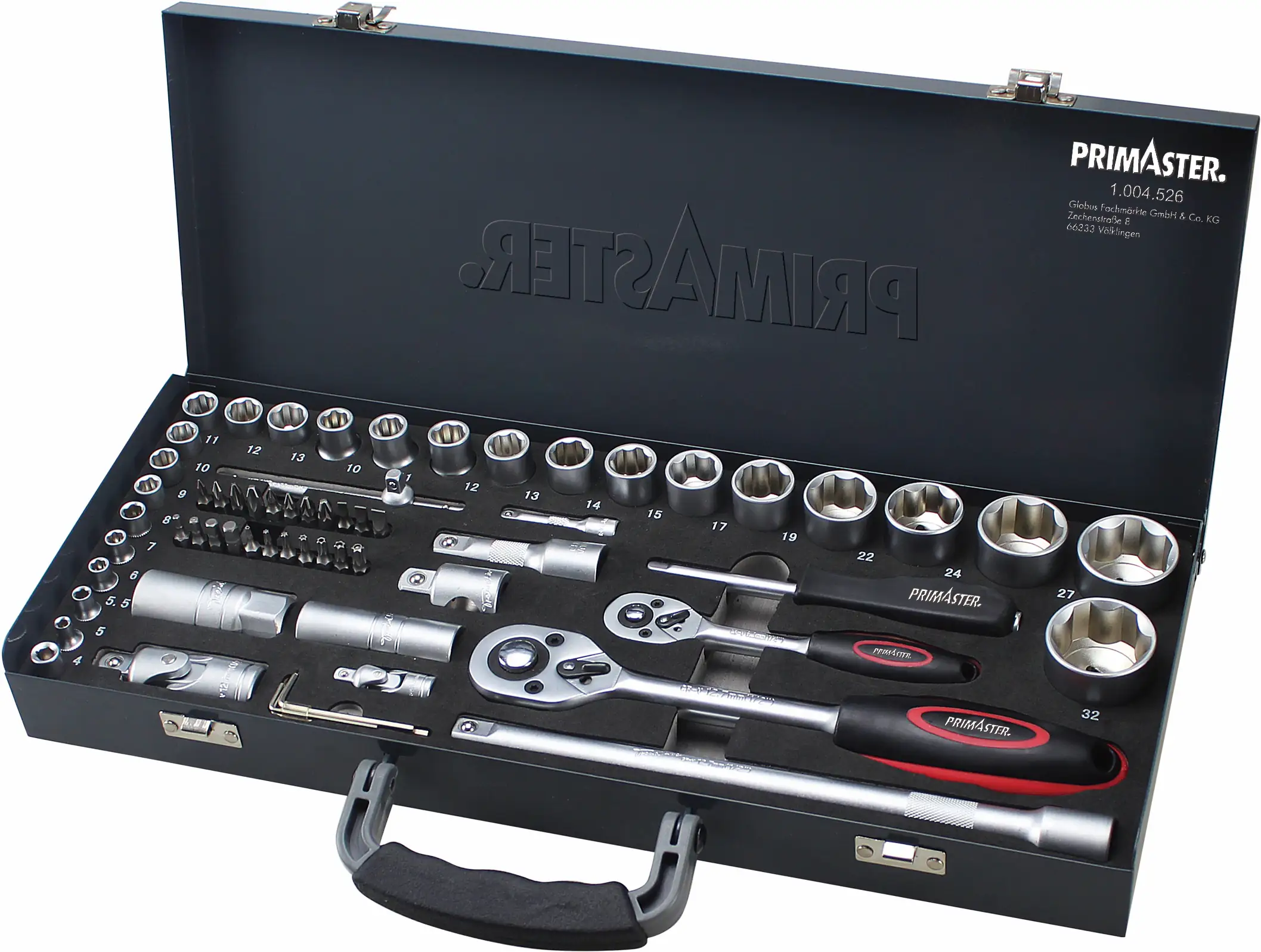Primaster Steckschlüsselsatz ST64 64-teilig 1/4" 1/2"