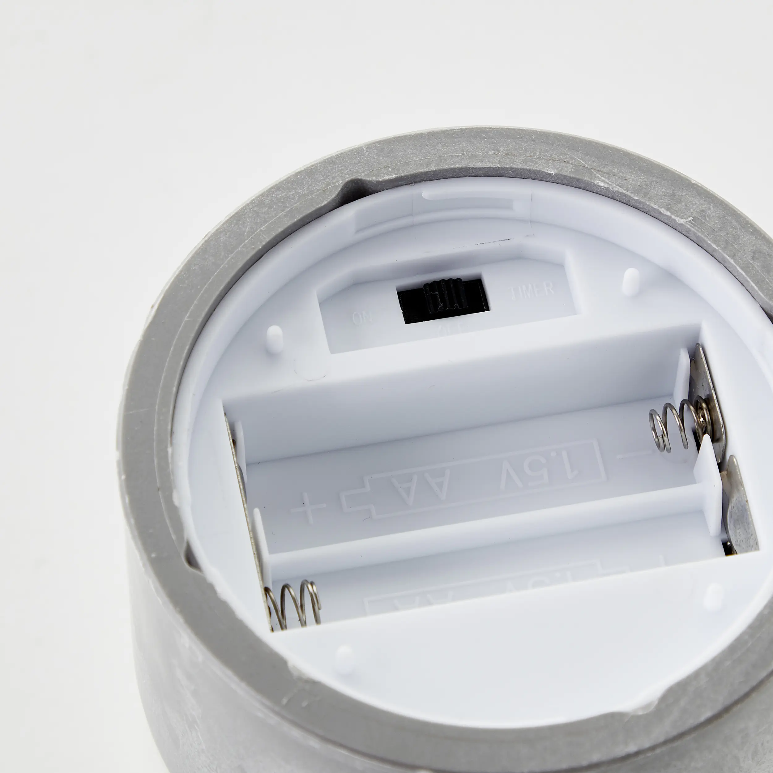 Brilliant LED Tischleuchten Kerzen Bougie grau rauchglas 3 Stück