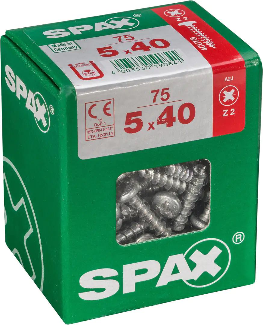 Spax Universalschrauben 5.0 x 40 mm TX 20 - 75 Stk.