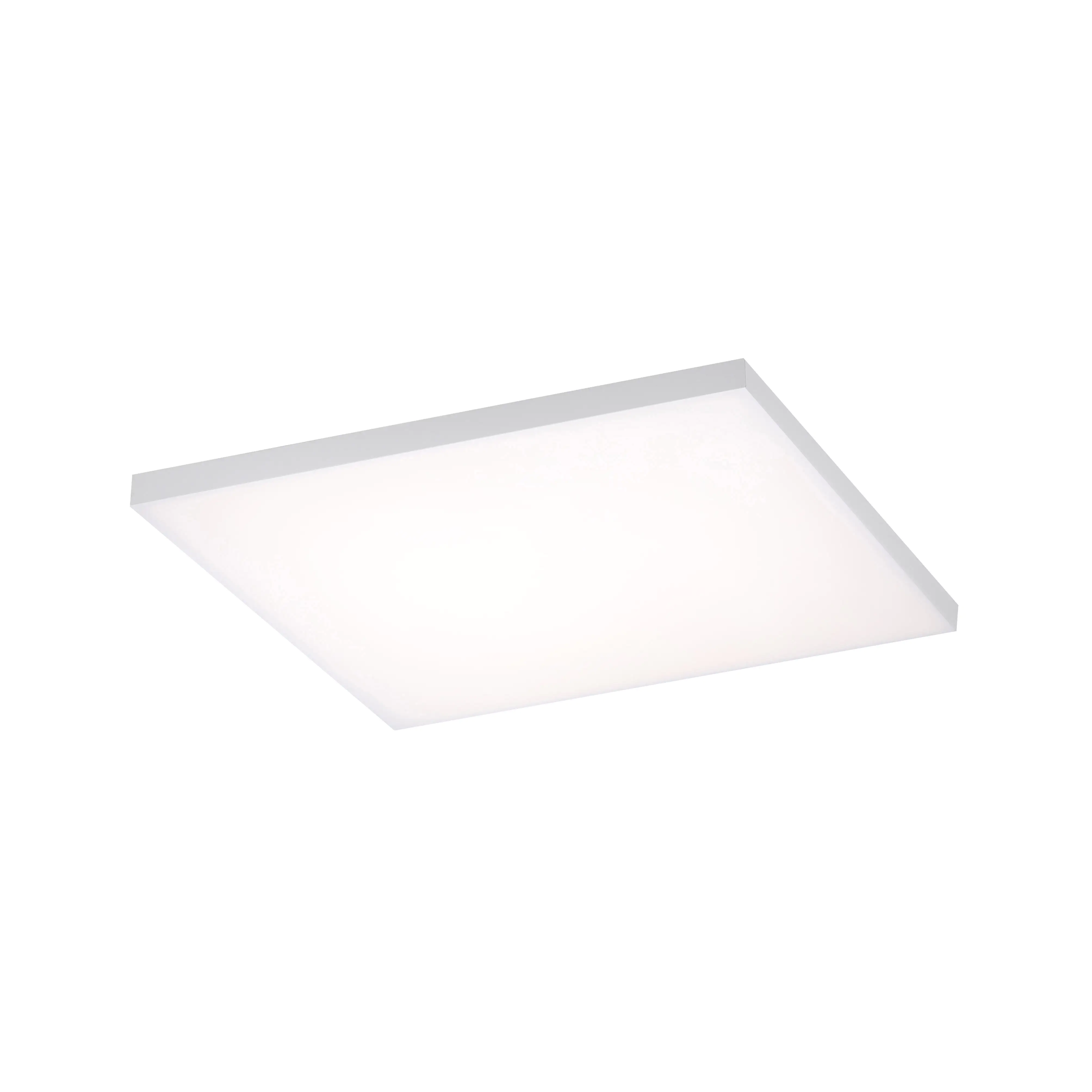 JustLight LED Deckenleuchte Canvas weiß 45 x 45 cm dimmbar