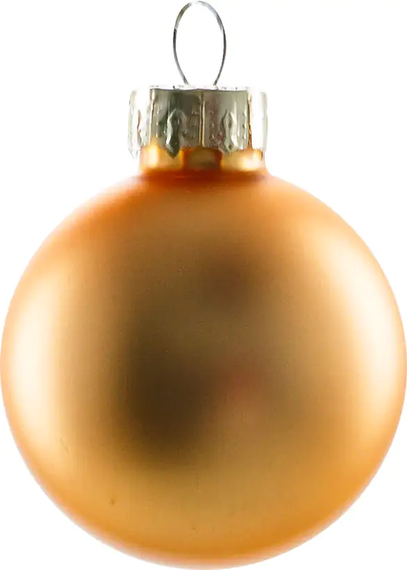 TrendLine Weihnachtskugeln aus Glas Ø 3,5 cm gold 16 Stück