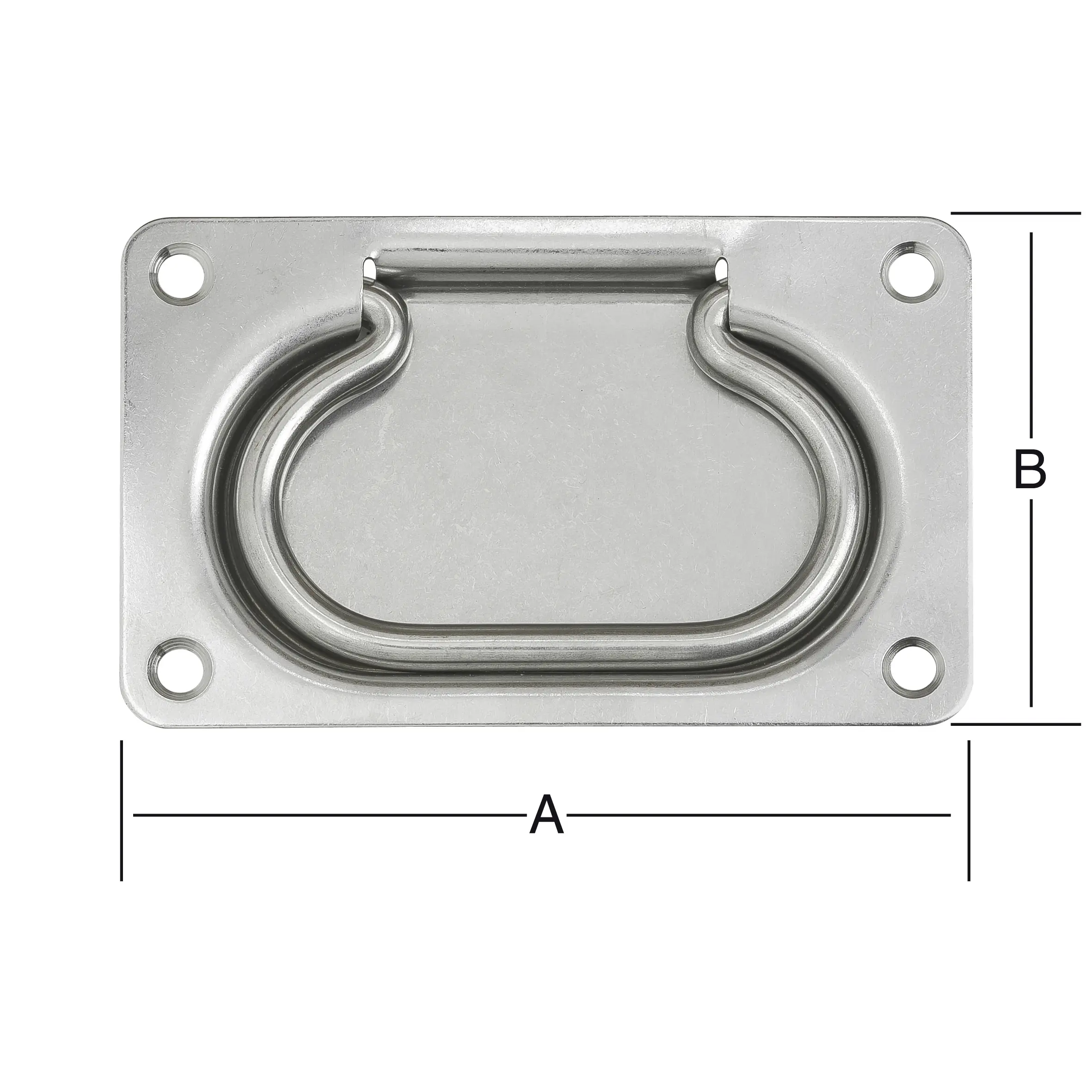 Vormann Einlass-Kistengriffe 170 x 105 mm