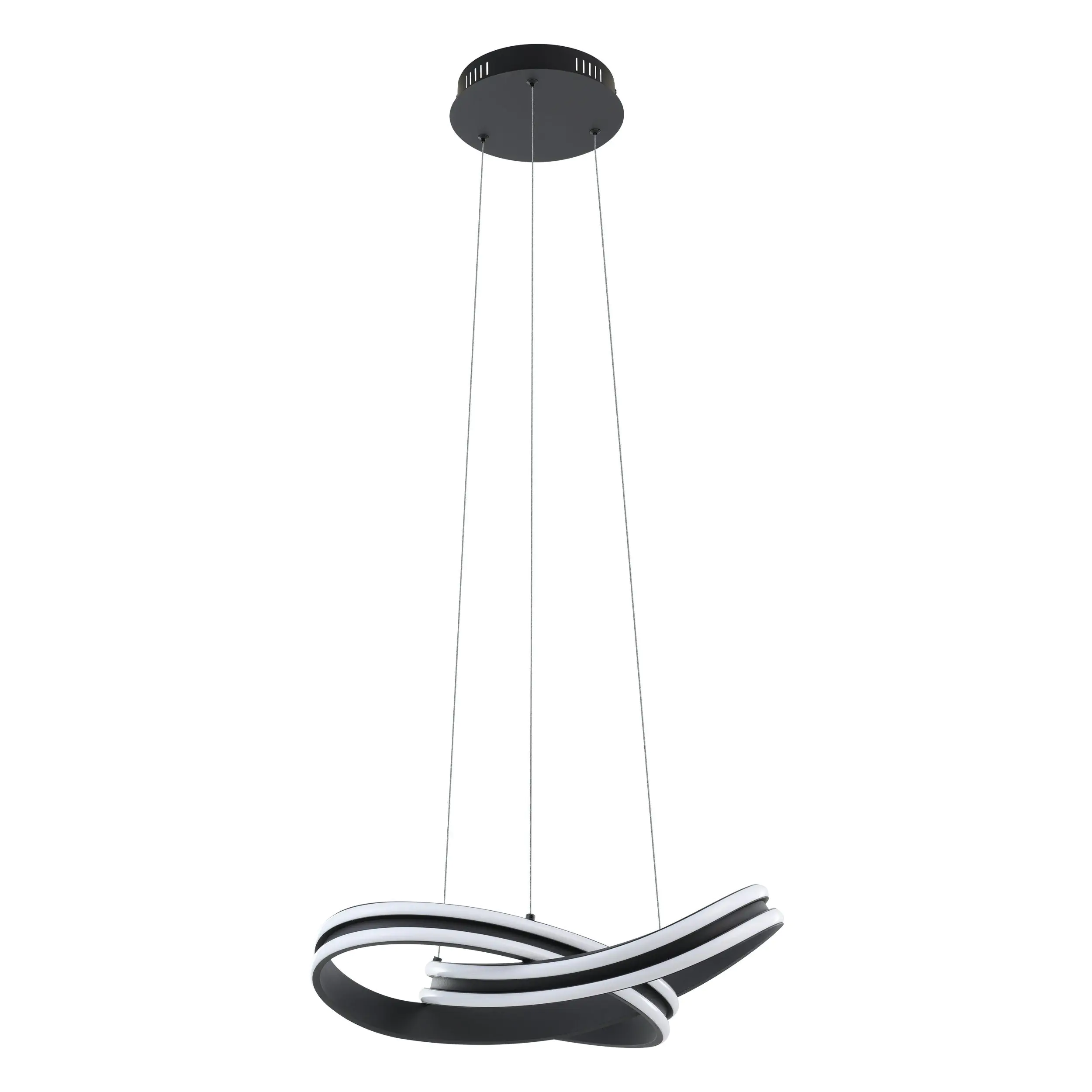 Eglo LED Pendelleuchte Corredera schwarz 50 x 210 cm warmweiß