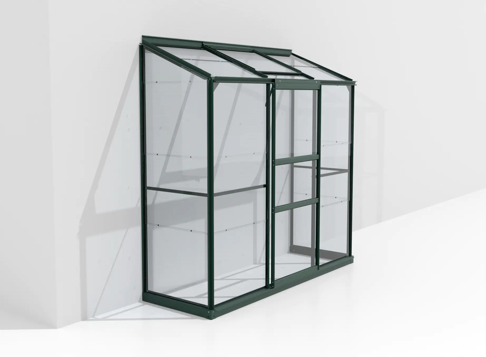 Vitavia Anlehngewächshaus Styx 1300 65 x 192 cm 3 mm ESG