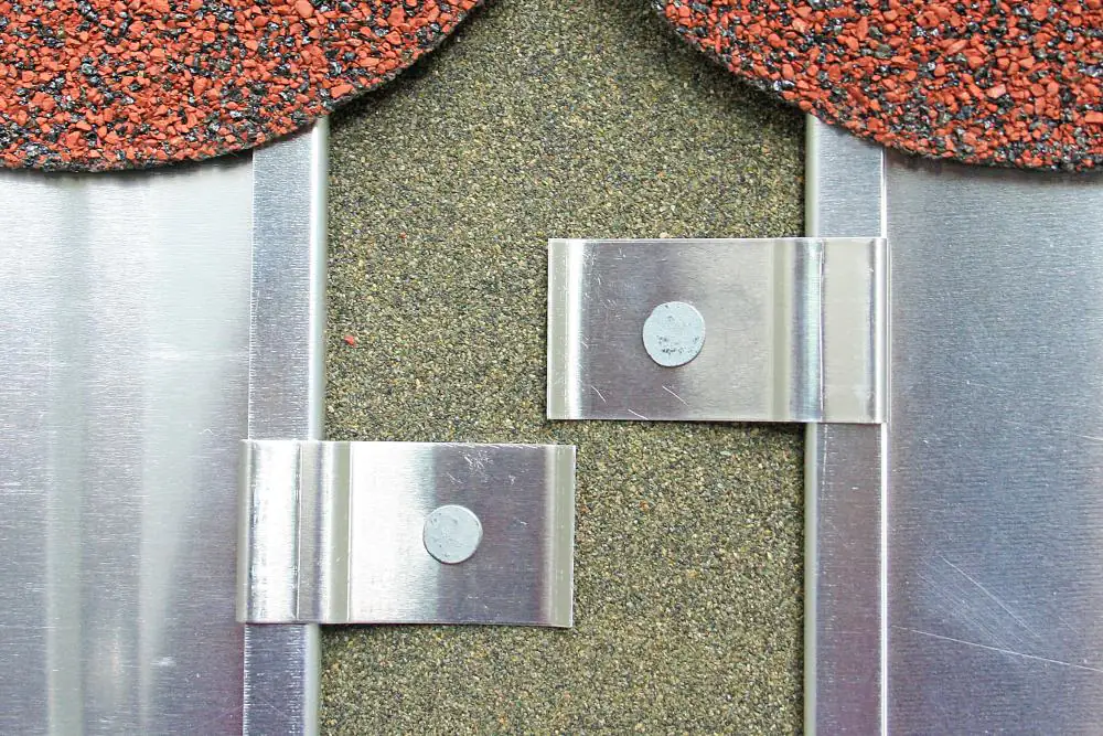 Sarei Hafter für Dachbleche 55 x 30 x 4 mm 10 Stk. natur