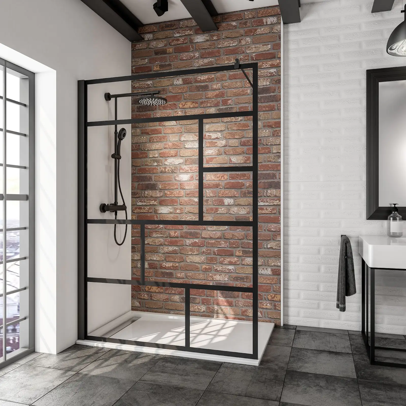 Schulte Duschwand Alexa Style 2.0 Walk In 140 x 200 cm