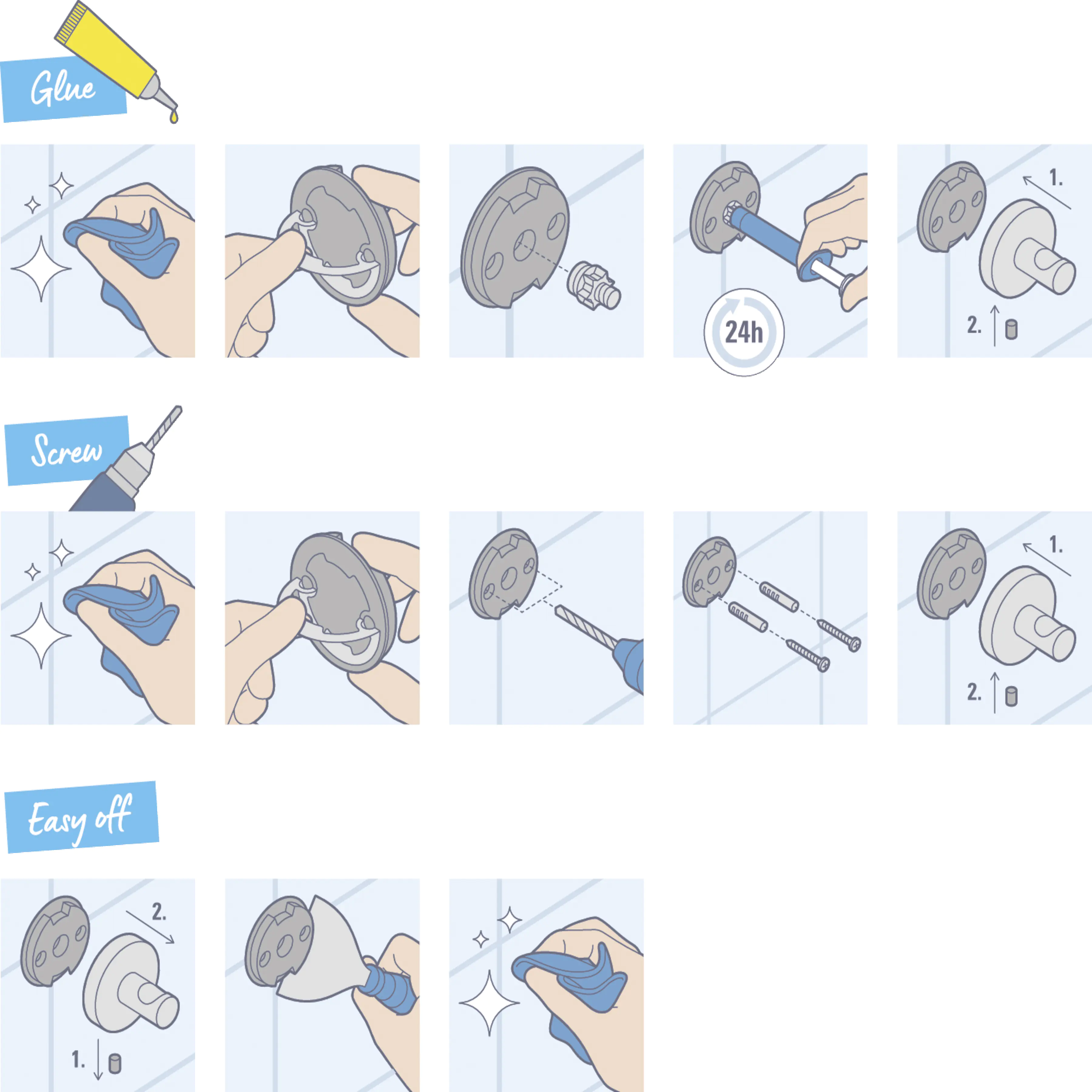 Grohe Reservierpapierhalter chrom klebbar