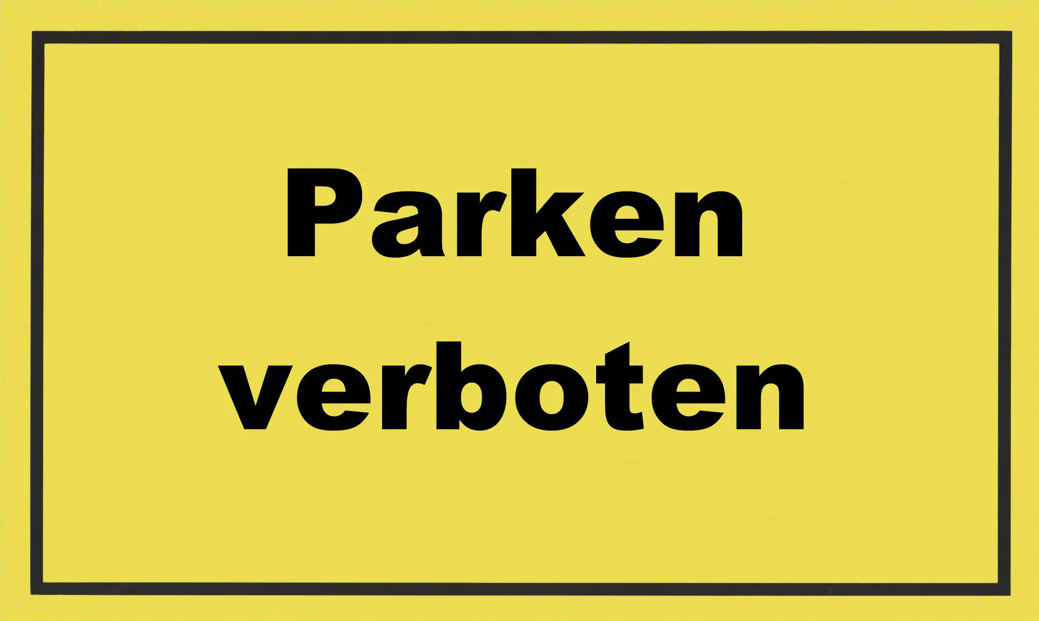Metafranc Hinweisschild Parken verboten 200 x 300 mm