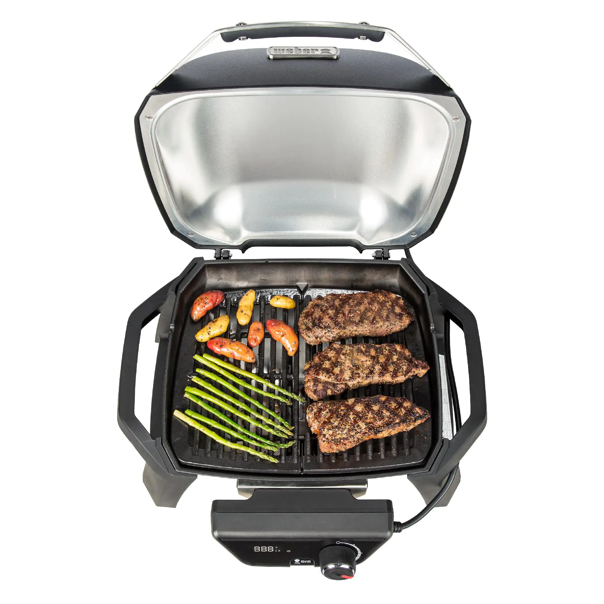 Weber PULSE 1000 Elektrogrill Black Grillfläche: 41 x 31 cm