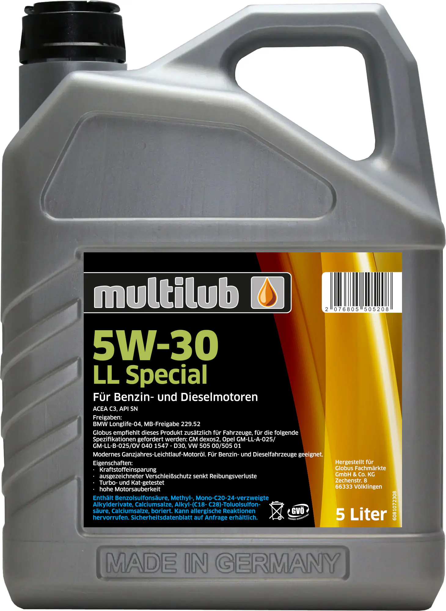 Multilub Motoröl 5W-30LL Special 5L