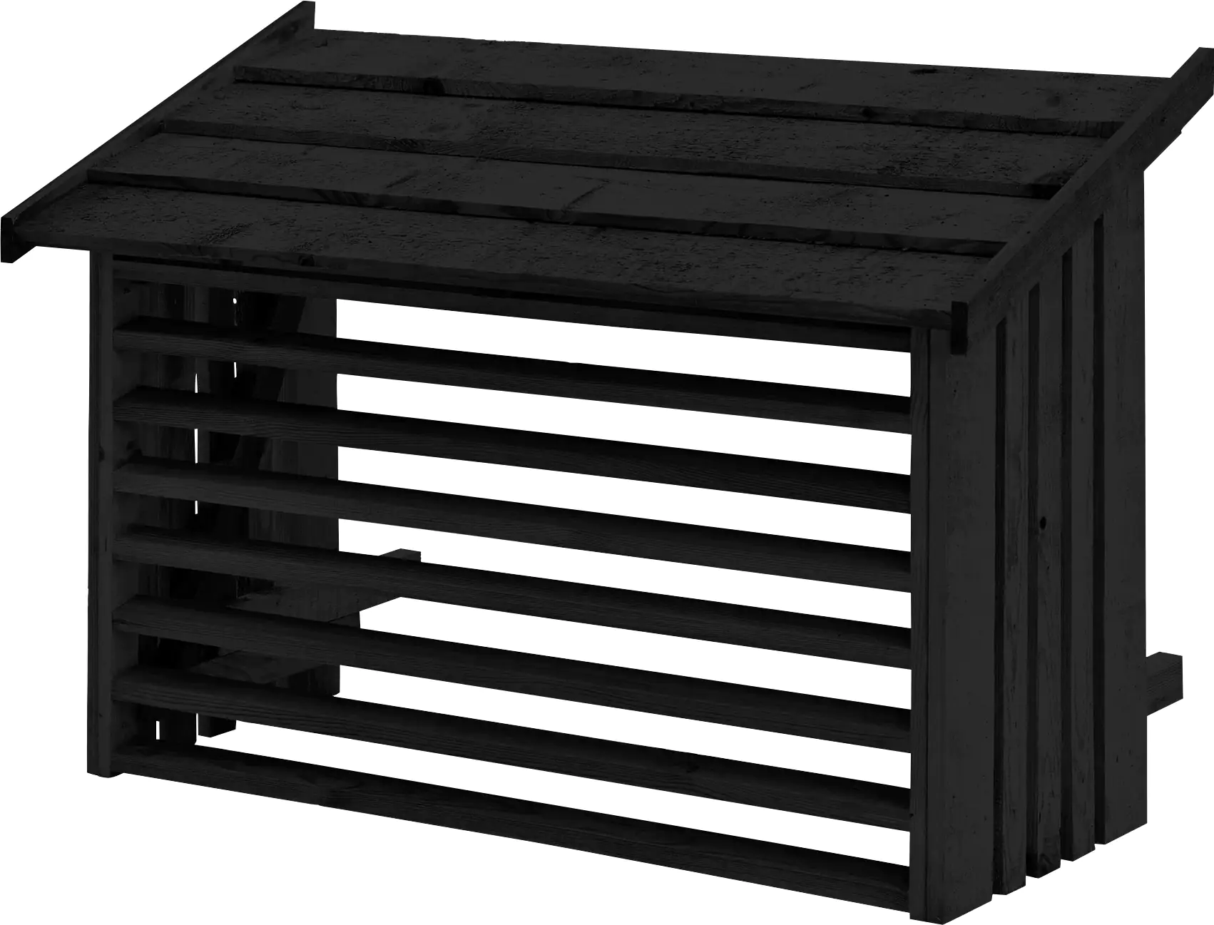 Plus Wärmepumpen Verkleidung RAL 9005  Schwarz
