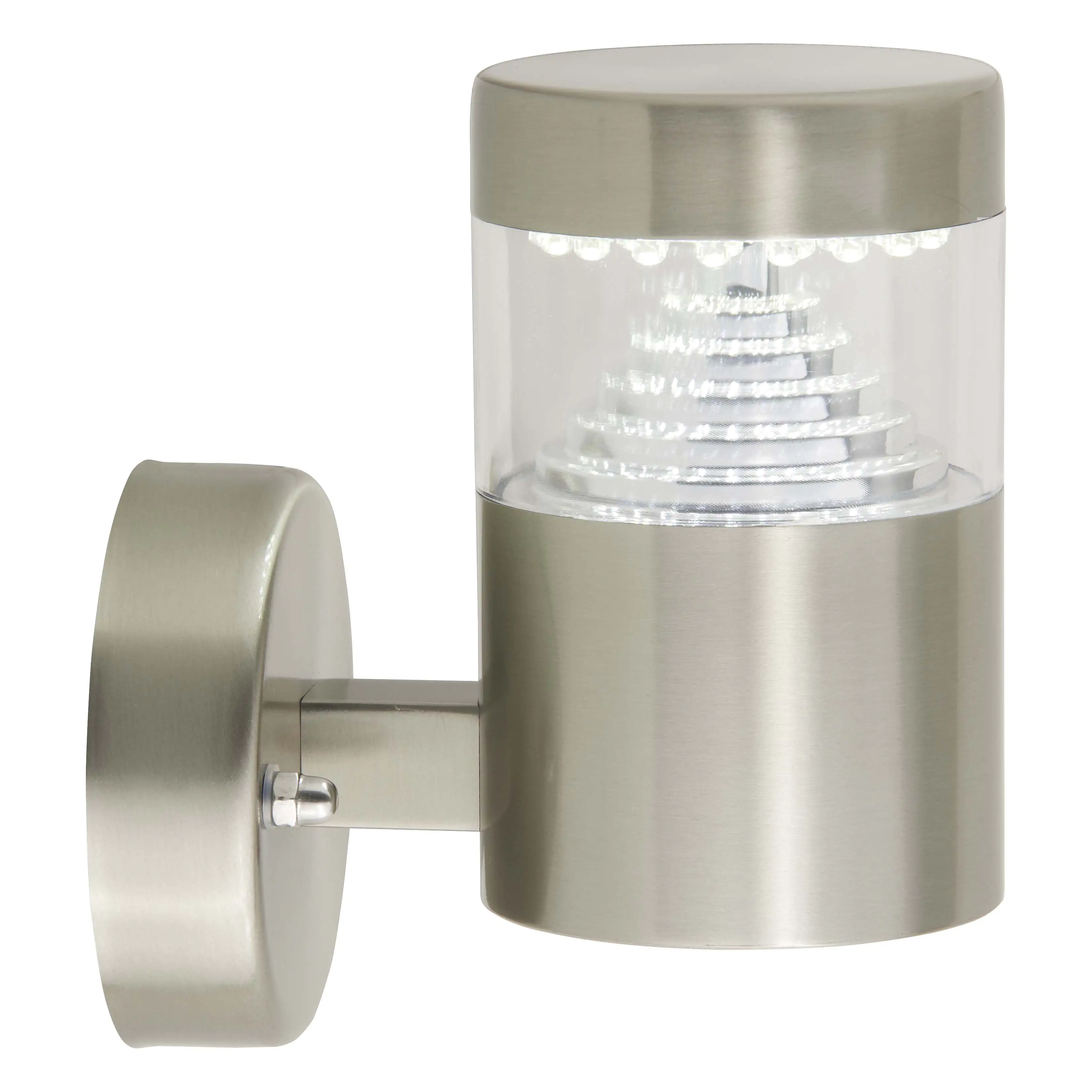 Brilliant LED Außen-Wandleuchte Avon edelstahl 15 x 7,5 cm 0,12 W, kw
