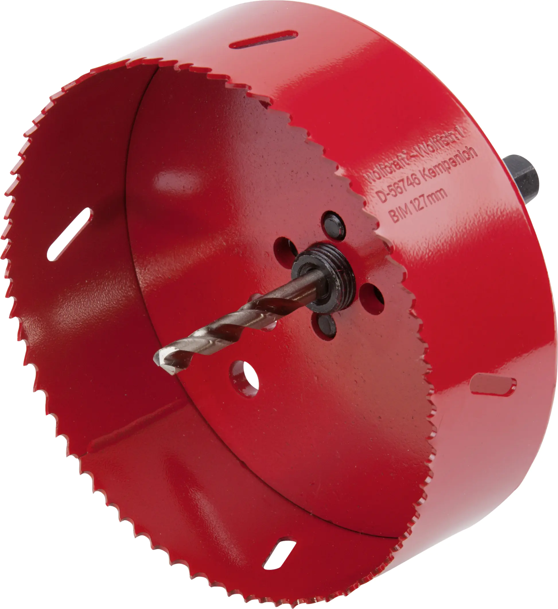 Wolfcraft Lochsäge Ø 127 Bi-Metall inkl. Schaft und Bohrer