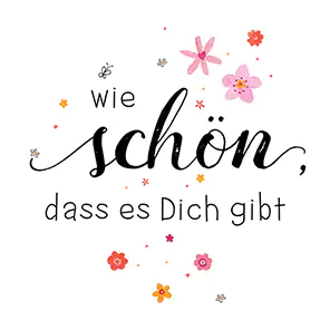 Braun & Company Servietten Motiv Wie schön 25 x 25 cm - 20er Pack 