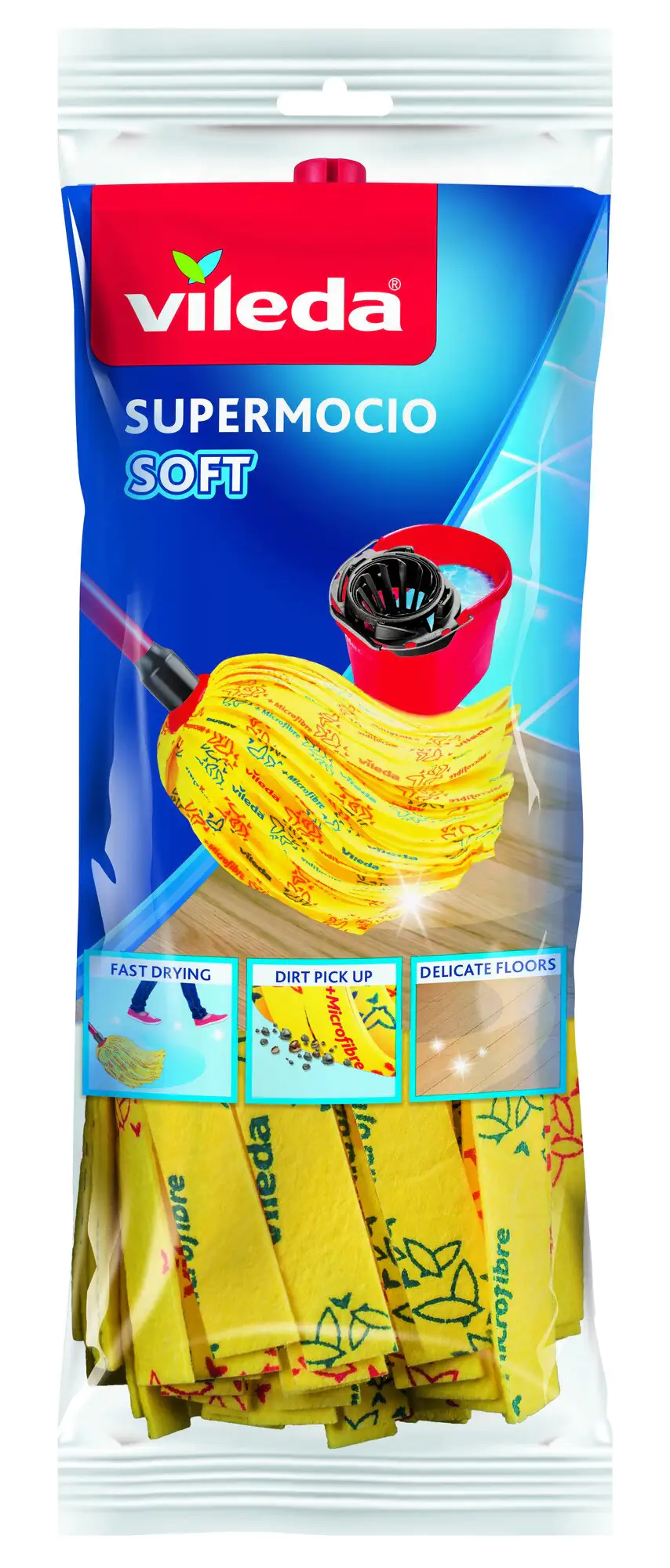 Vileda Ersatzkopf für Wischmop SuperMocio