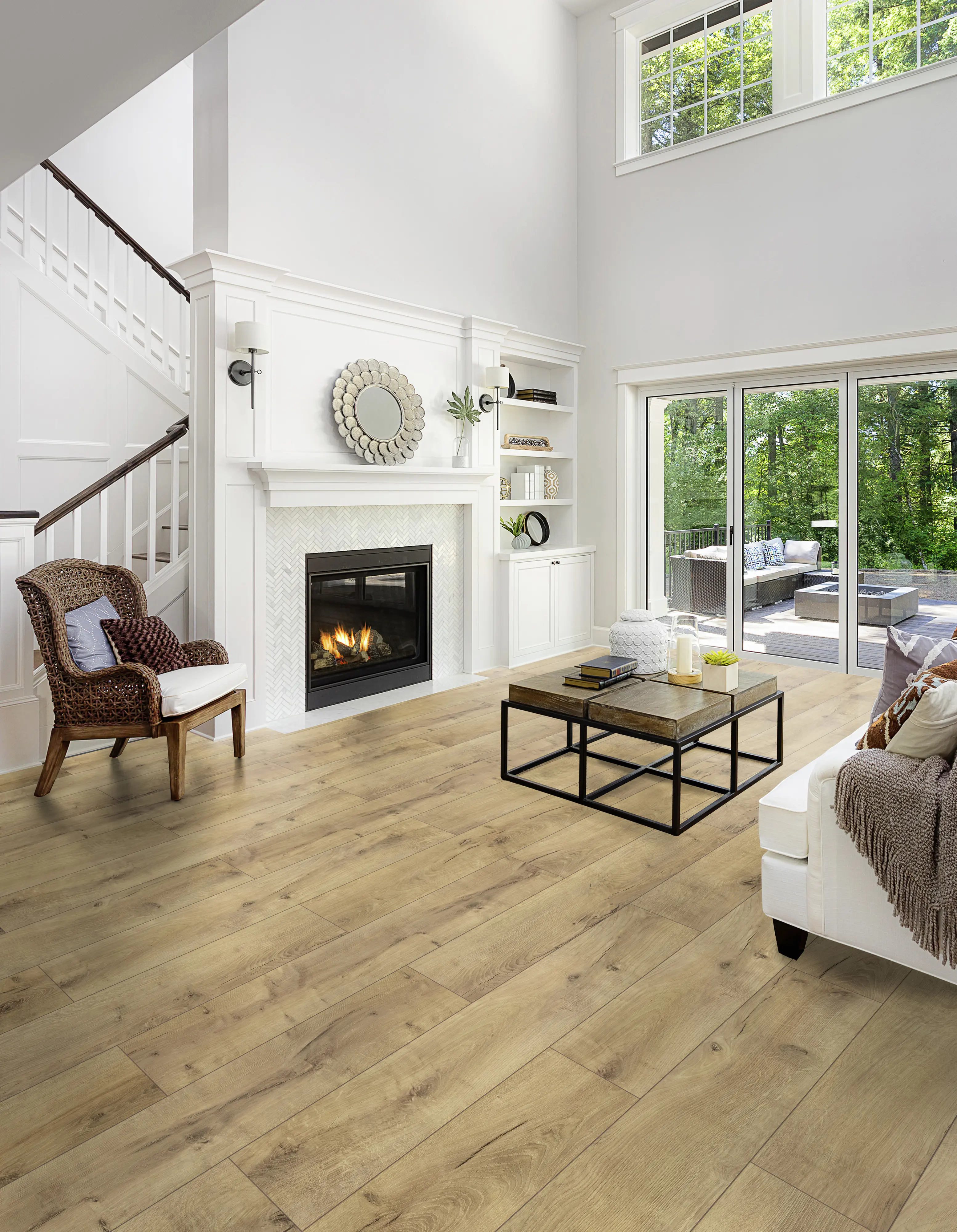 Classen Laminat Megaloc Aquaprotect 128,5 x 19,2 cm 8 mm Oak light natural