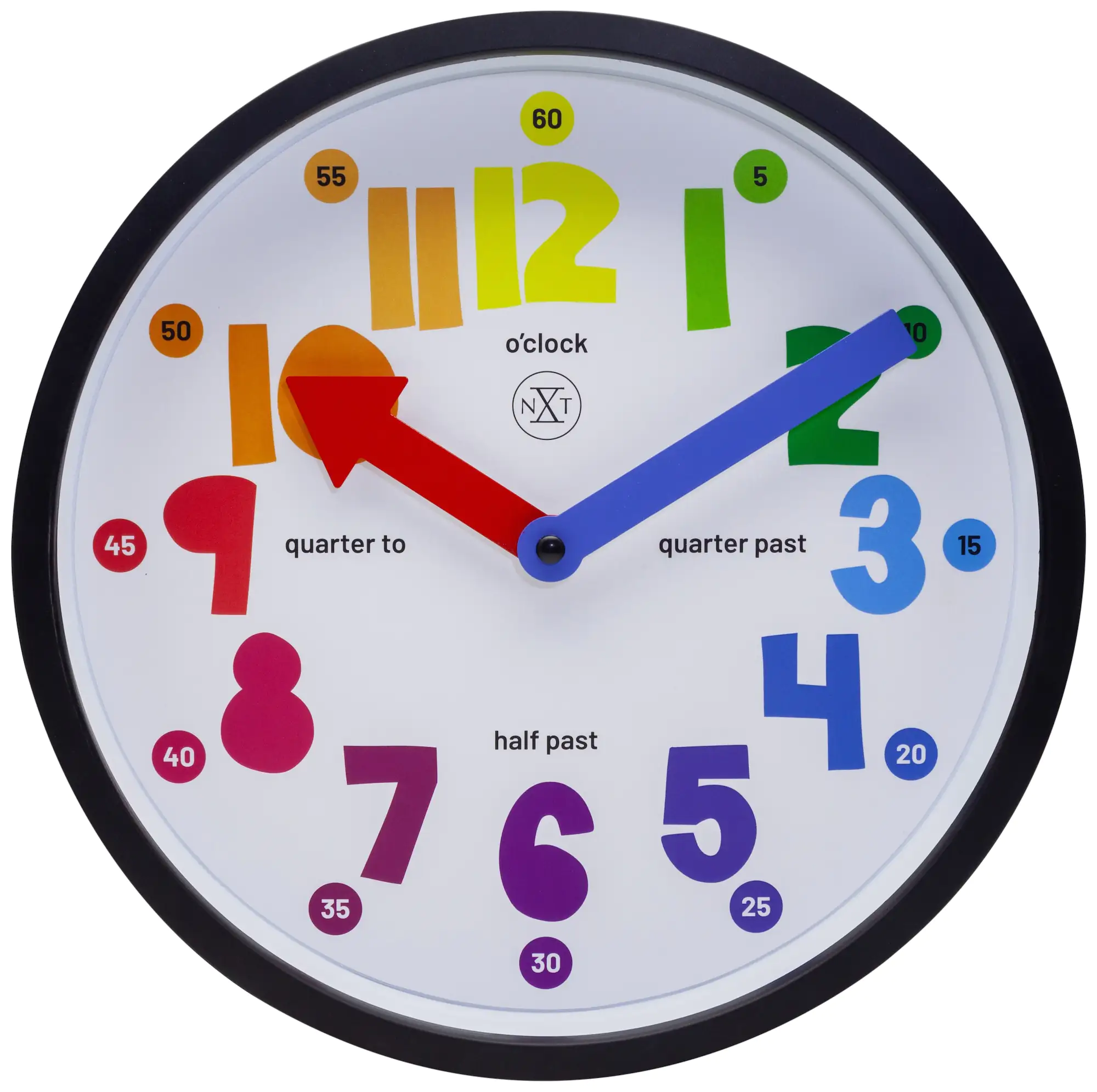 Nextime Lern-Wanduhr Sophia Ø 26 cm
