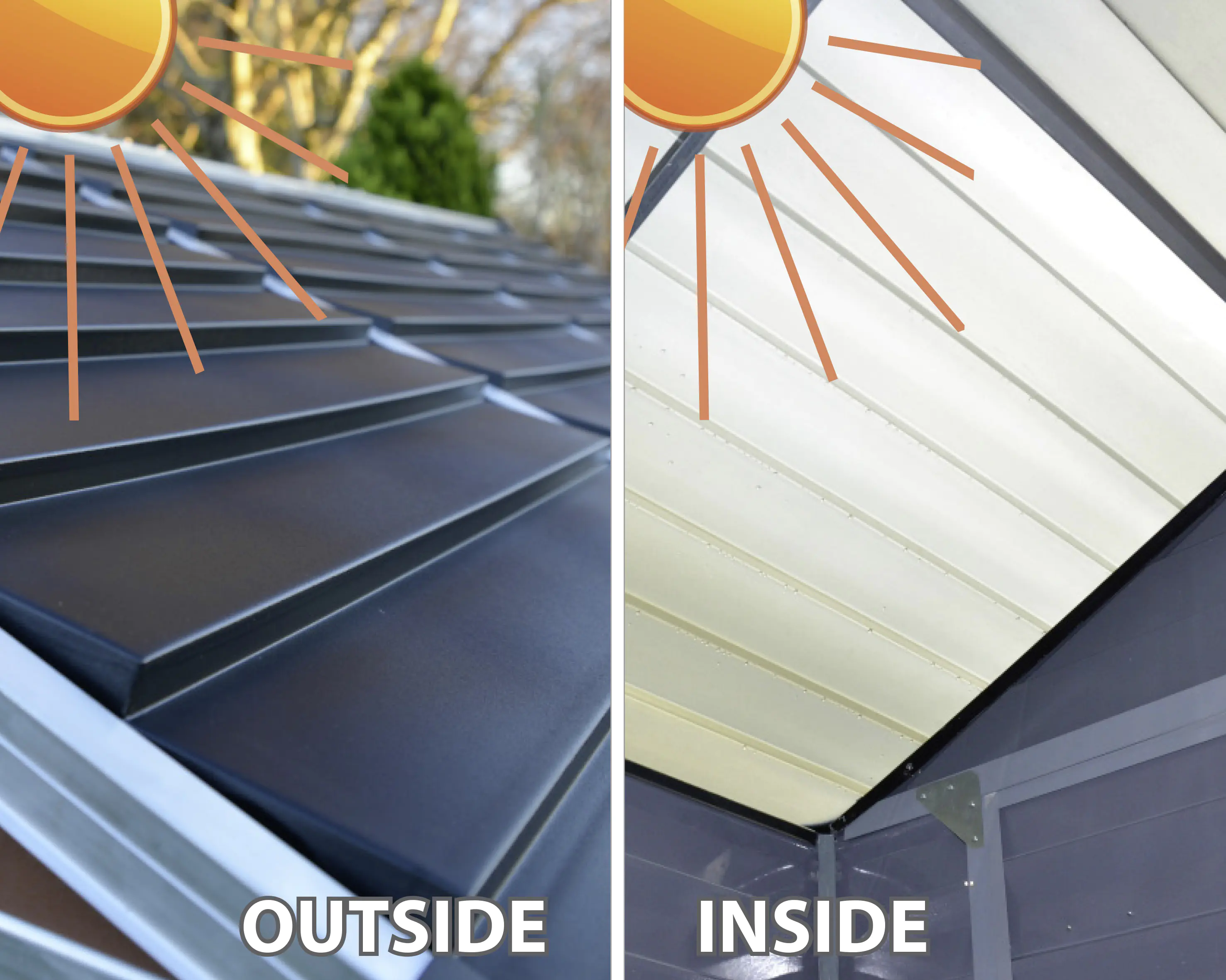 Canopia Gerätehaus Skylight Shed 6x5 175 x 152 x 171 cm