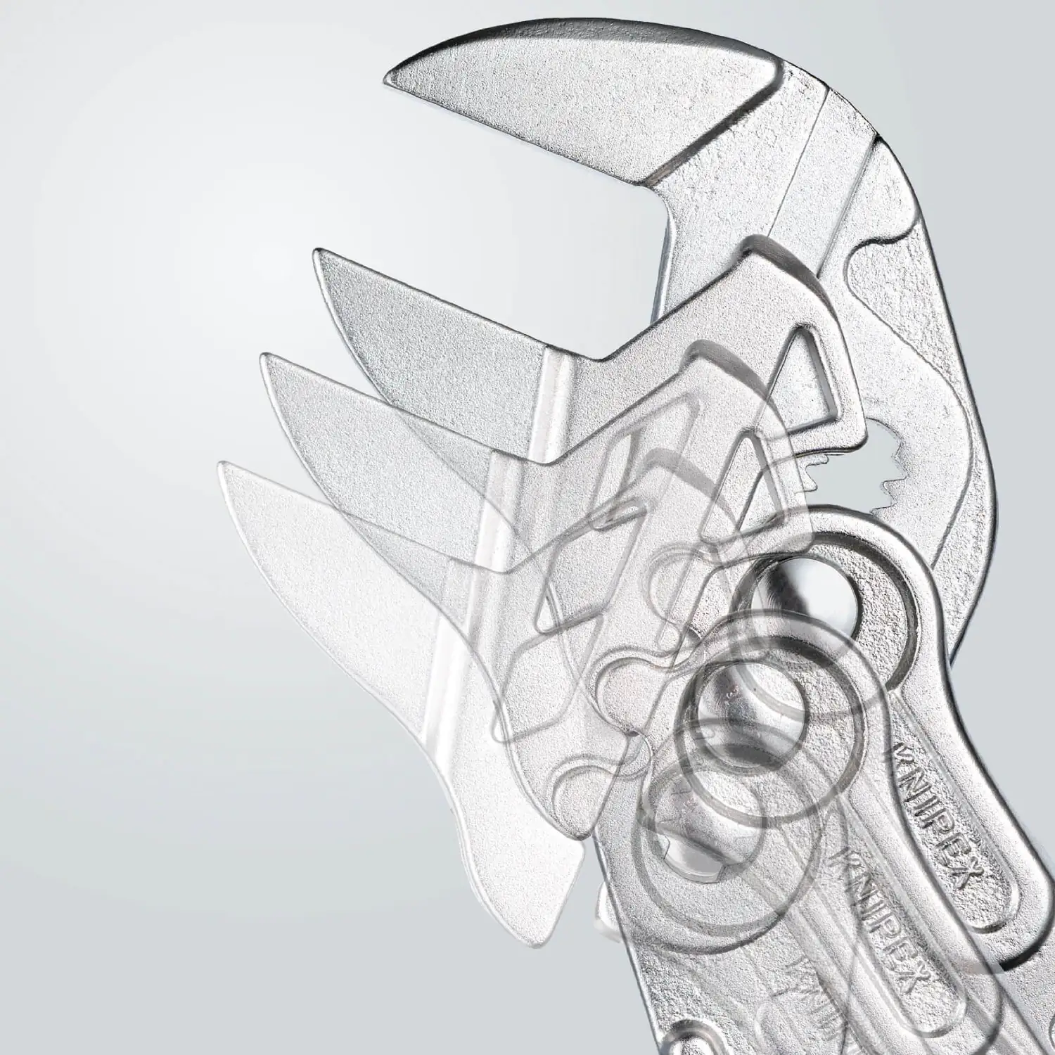 Knipex Zangenschlüssel vernickelt Mehrkomponenten-Hülle