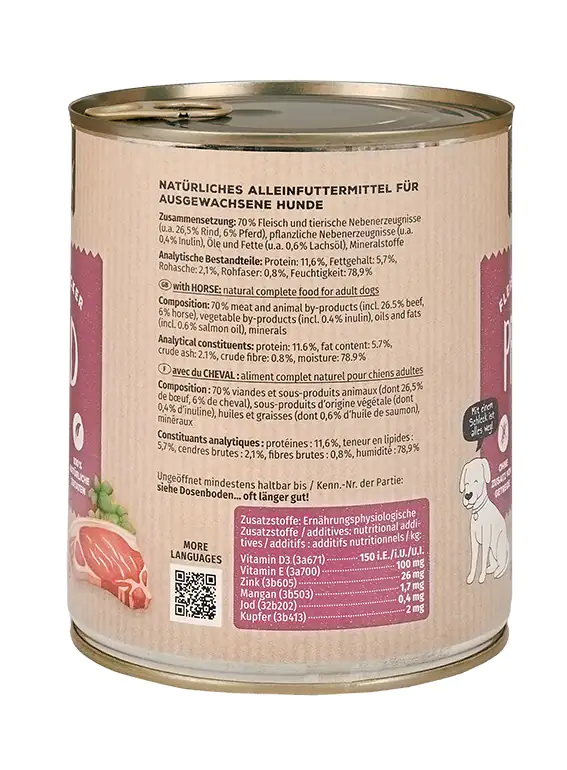 Primox Hundenassfutter Adult getreidefrei 800 g Pferd