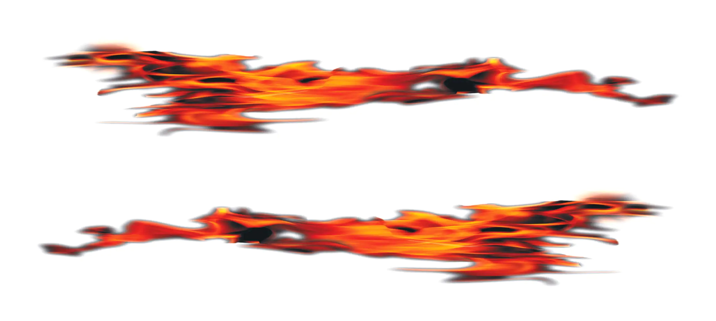 Hermann Schütz Aufkleber Graffity-Universal-Dekor Flammen 2er-Set