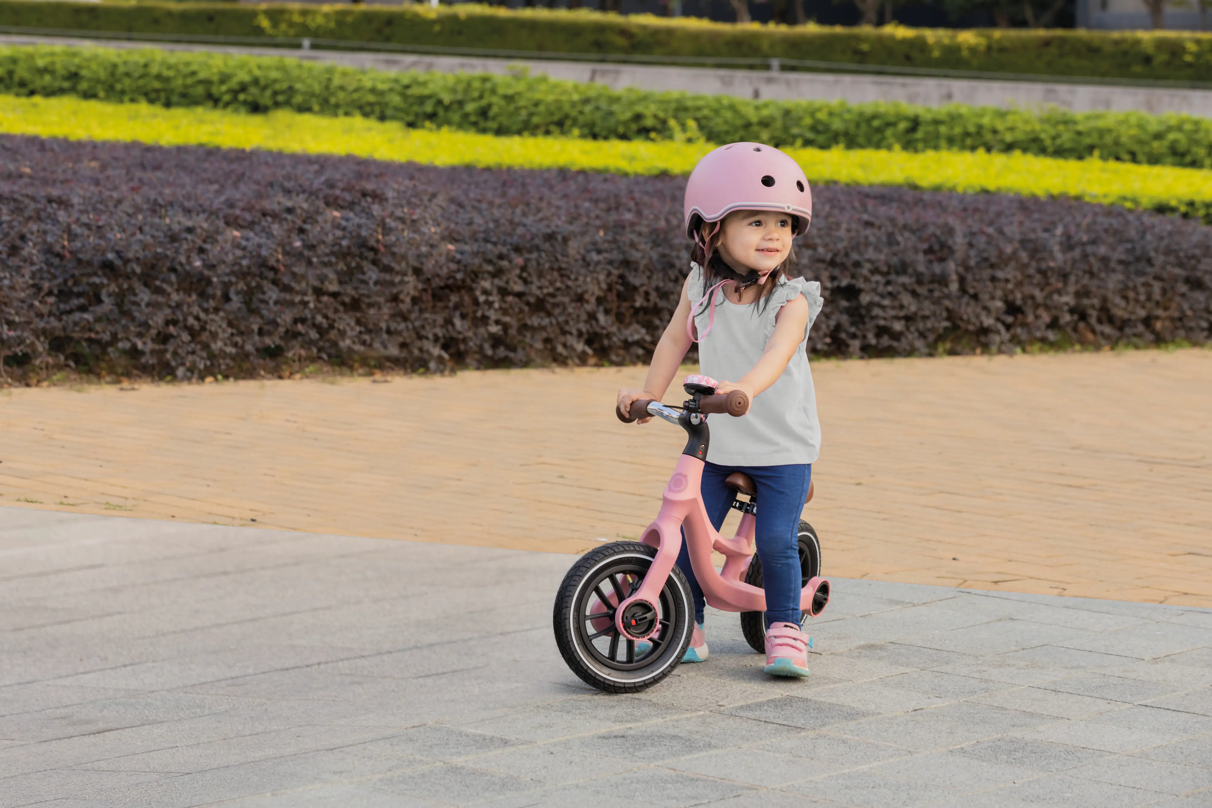 Globber Laufrad Go Bike Elite Air pastellrosa