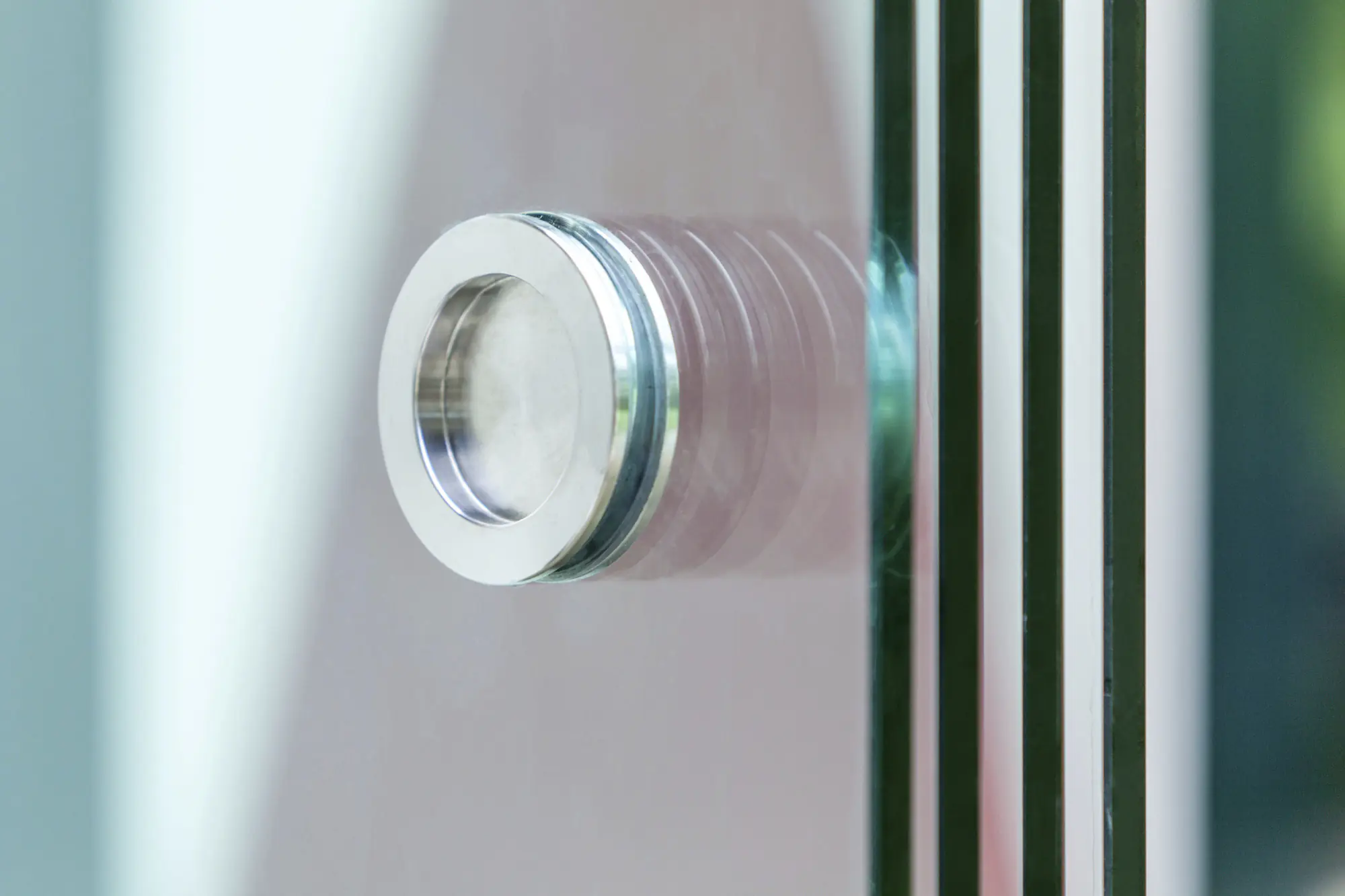 Telluria Glasschiebewand für Lounge XL schwarz