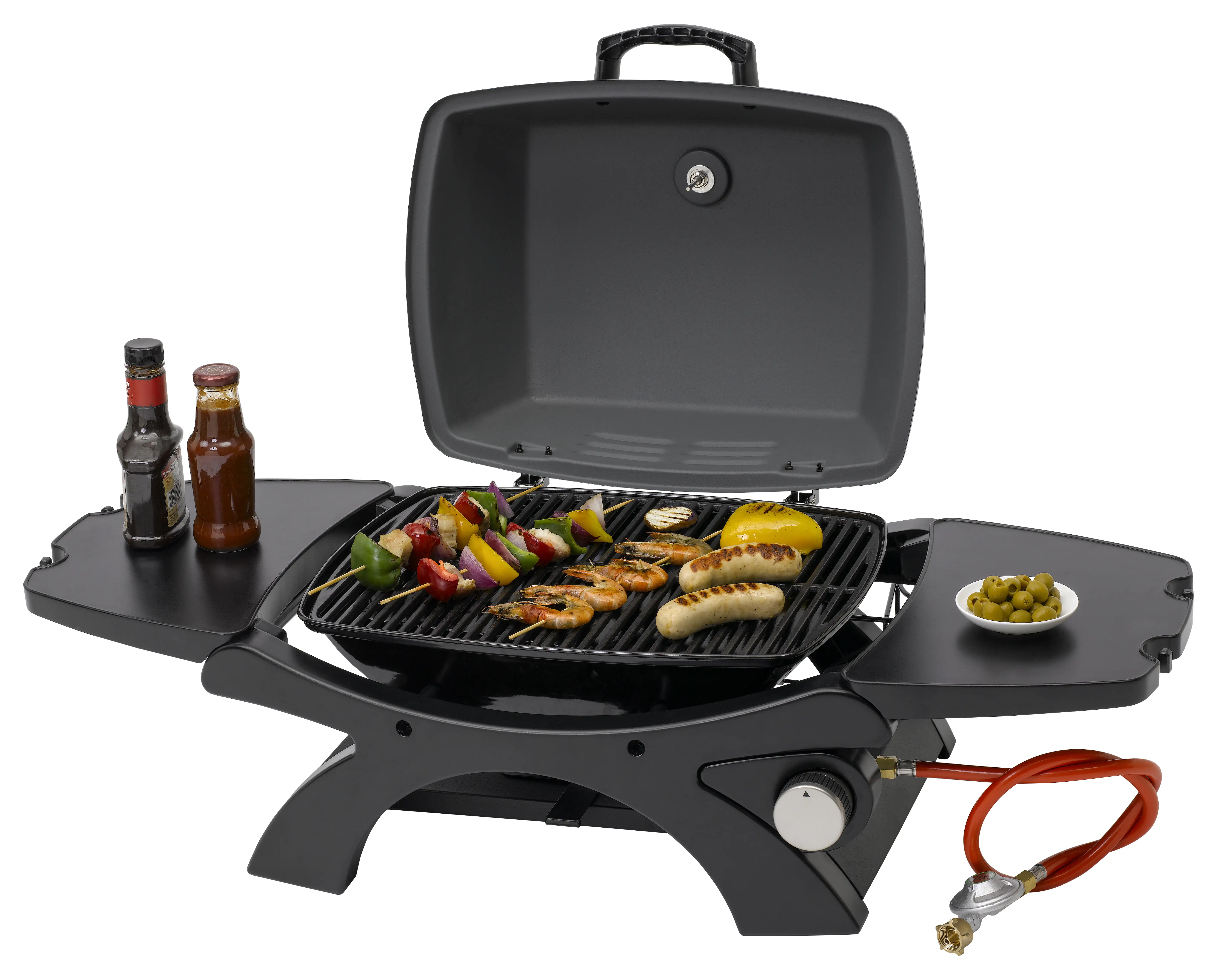 Tepro Tisch-Gasgrill Abington anthrazit/schwarz