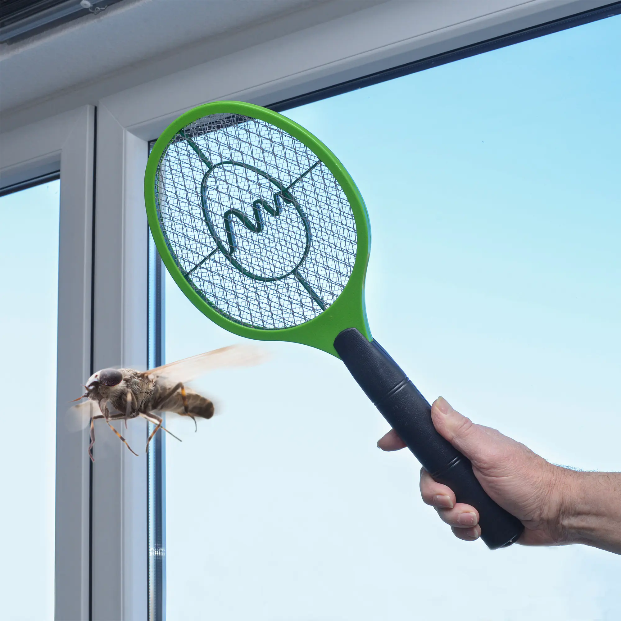 Klatschigo elektrische Fliegenklatsche Bzzz grün