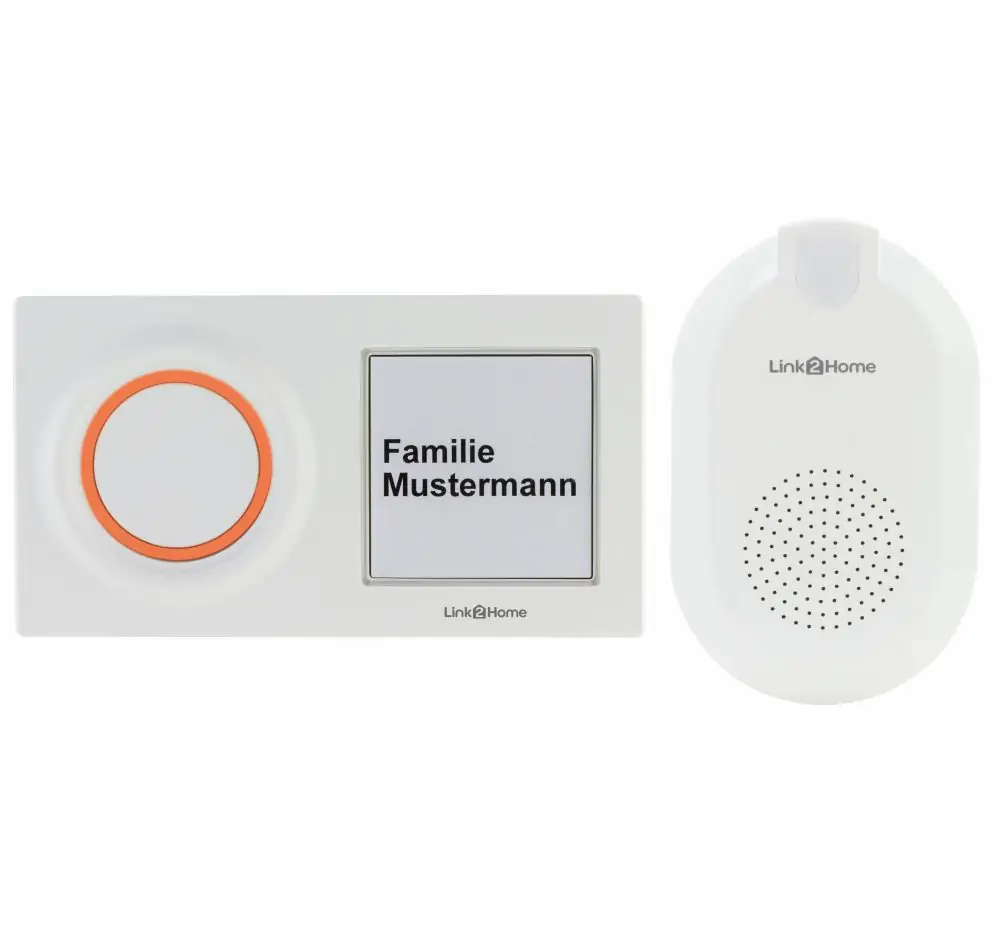 Link2Home WiFi Funk-Gong 6 Melodien, Appfähig