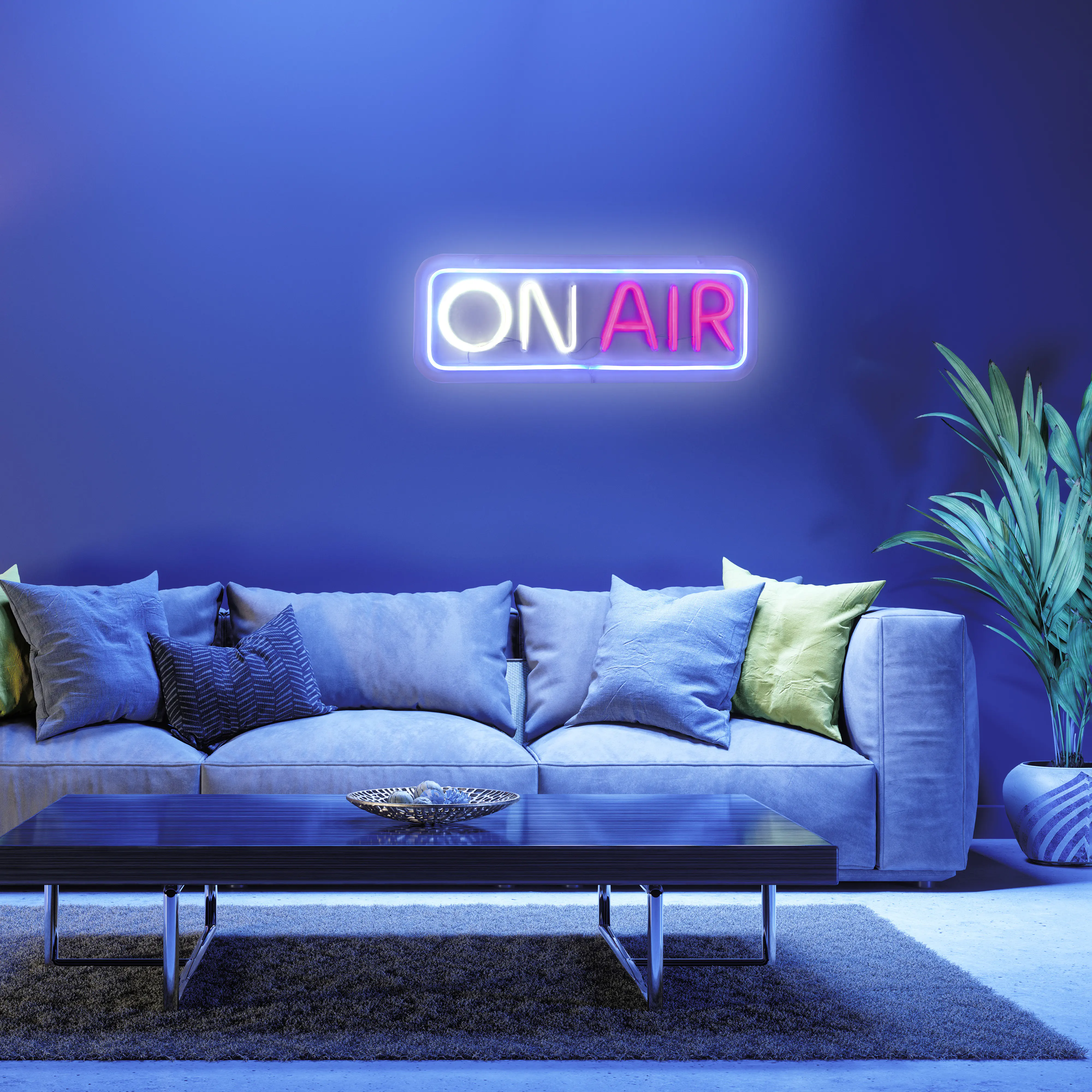 Just light LED Dekoleuchte On Air 60 x 1,5 x 22 cm